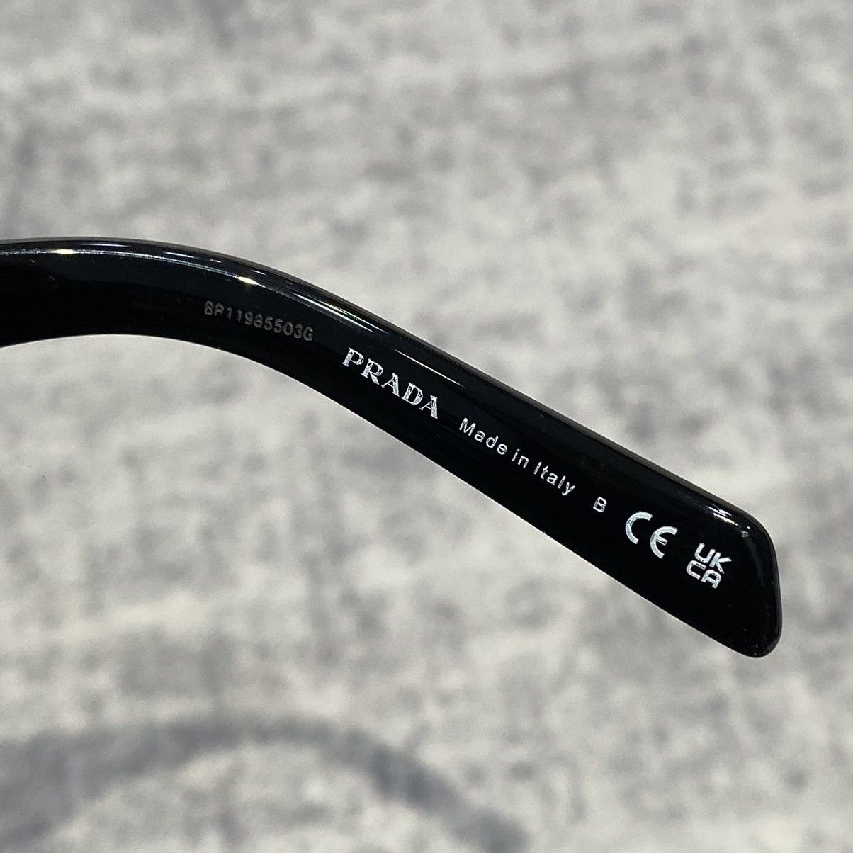 Prada PRADA 0PR 09ZS 16K30L BLACK PINK Size ONE SIZE - 6 Thumbnail