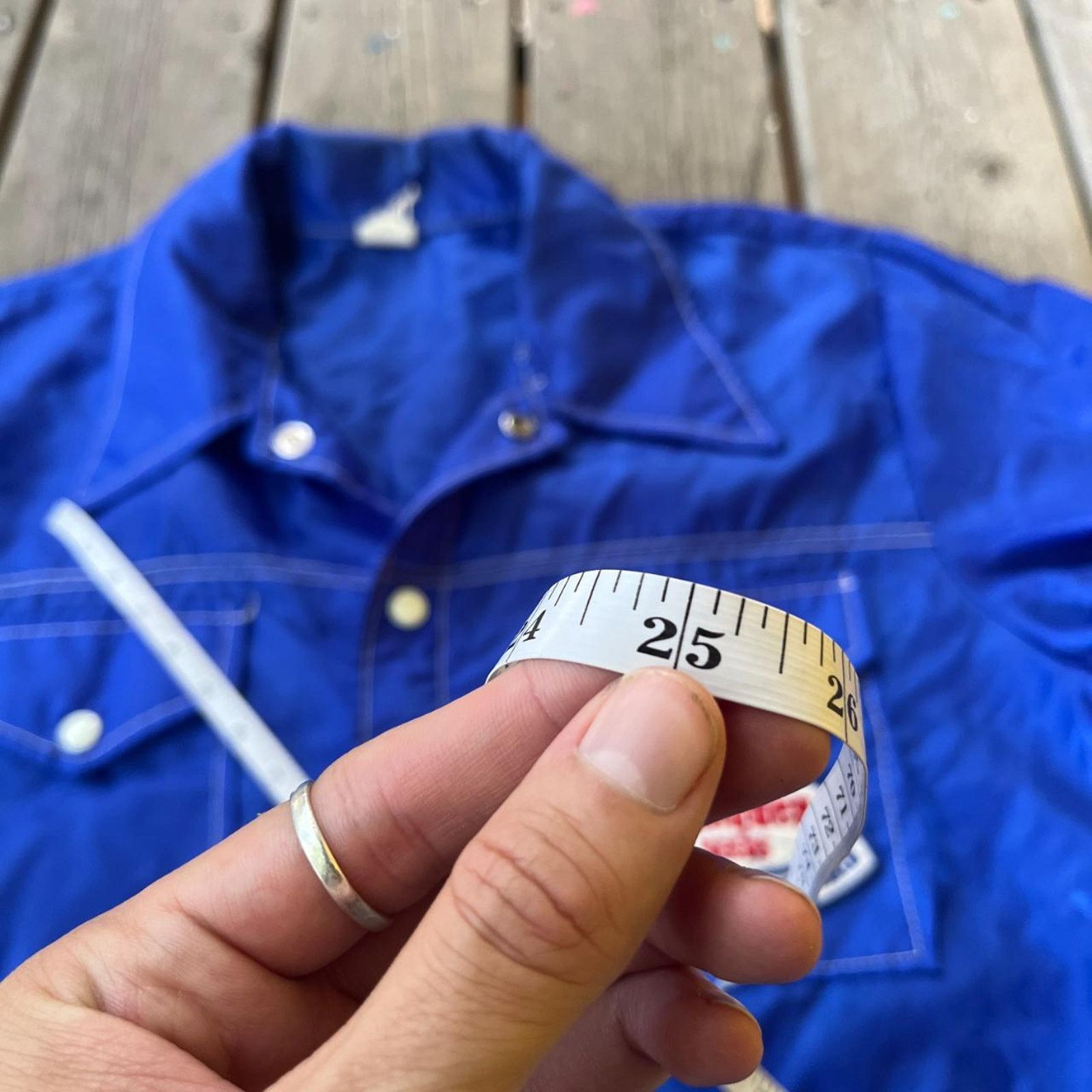 Vintage 1960s blue jacques seed company farmer windbreaker Size US L / EU 52-54 / 3 - 7 Thumbnail