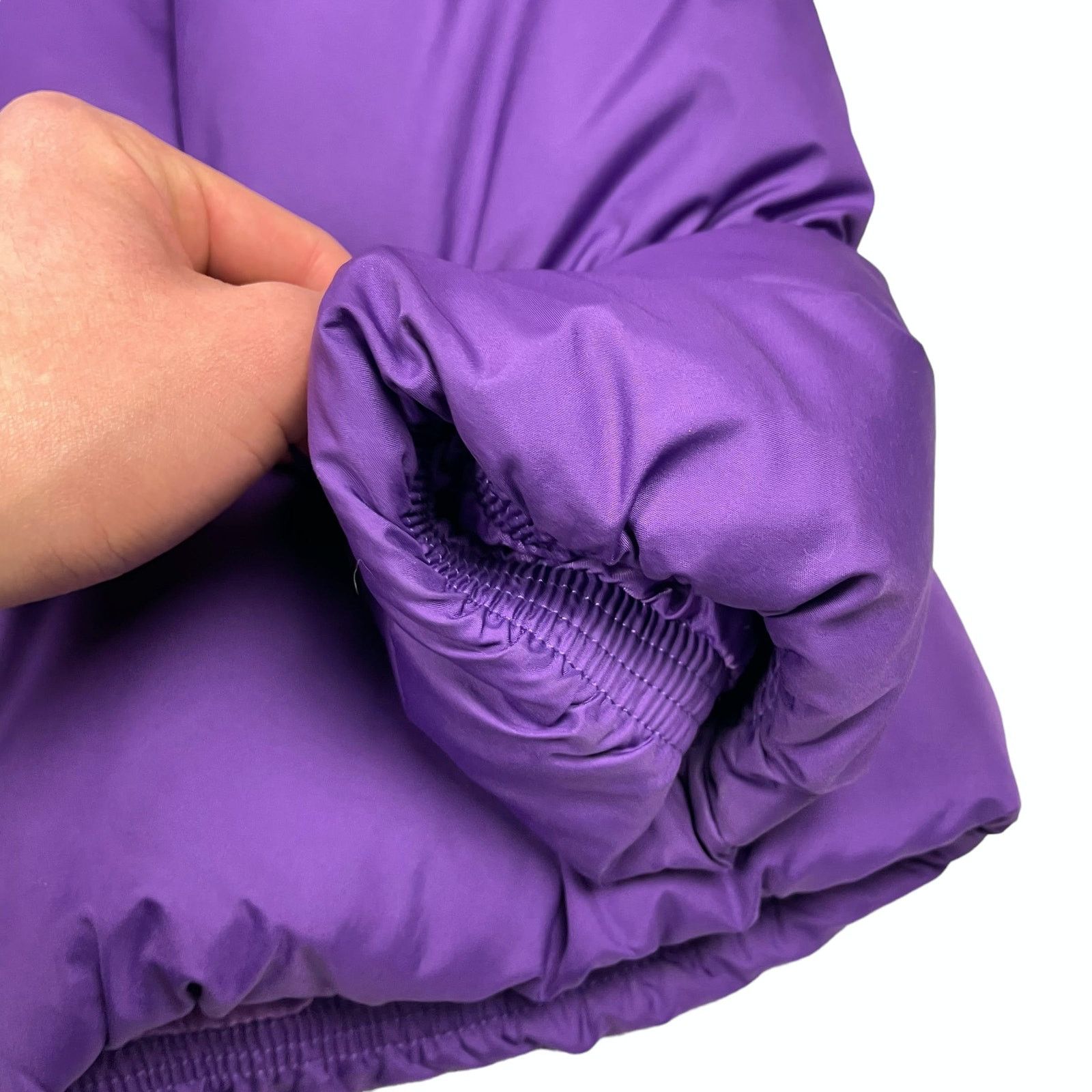 Adidas × Vintage Adidas Purple Long Sleeve Full Zip Puffer Jacket Medium Size M / US 6-8 / IT 42-44 - 7 Thumbnail