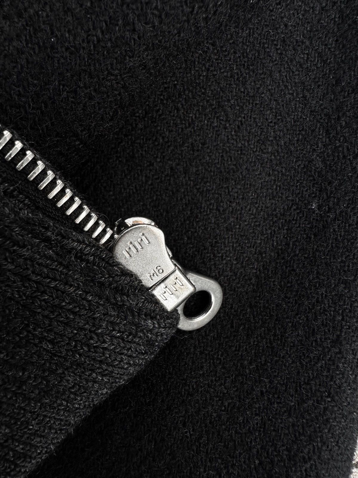 A.P.C. A.P.C. Herringbone Black Wool Bomber Jacket Size US XS / EU 42 / 0 - 9 Thumbnail