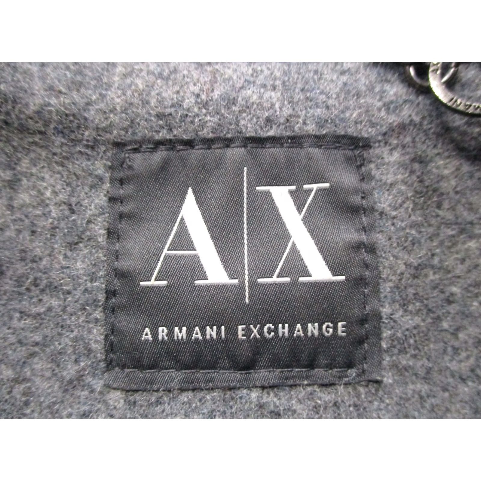 Armani Exchange Armani Exchange Jacket Women L Gray Wool Blend Heavy Preppy Coat Overcoat Sailor Jacket Women L Gray Wool Overcoat Armani Exchange Size L / US 10 / IT 46 - 7 Thumbnail