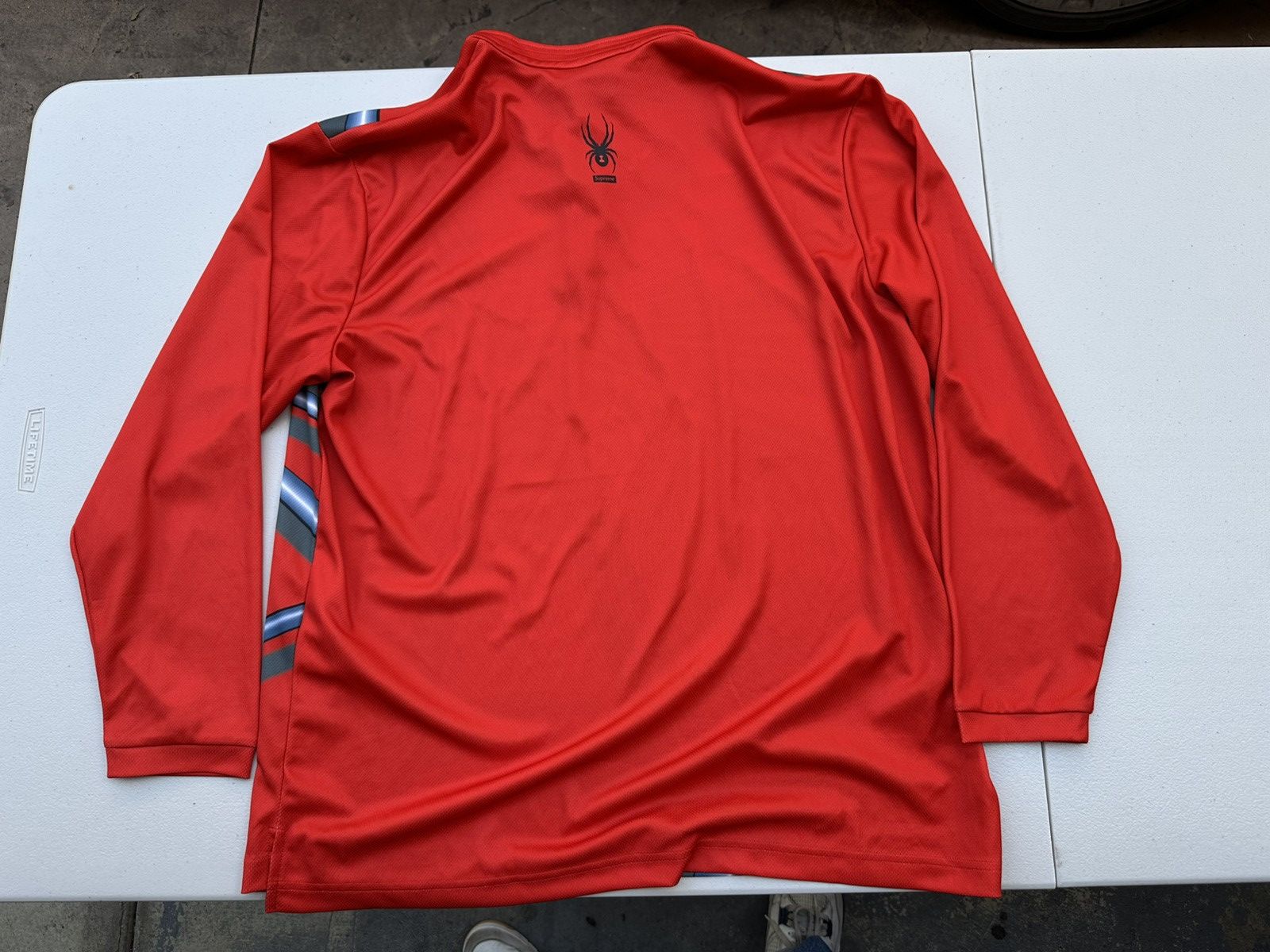 Supreme Spyder Half Zip Pullover Red