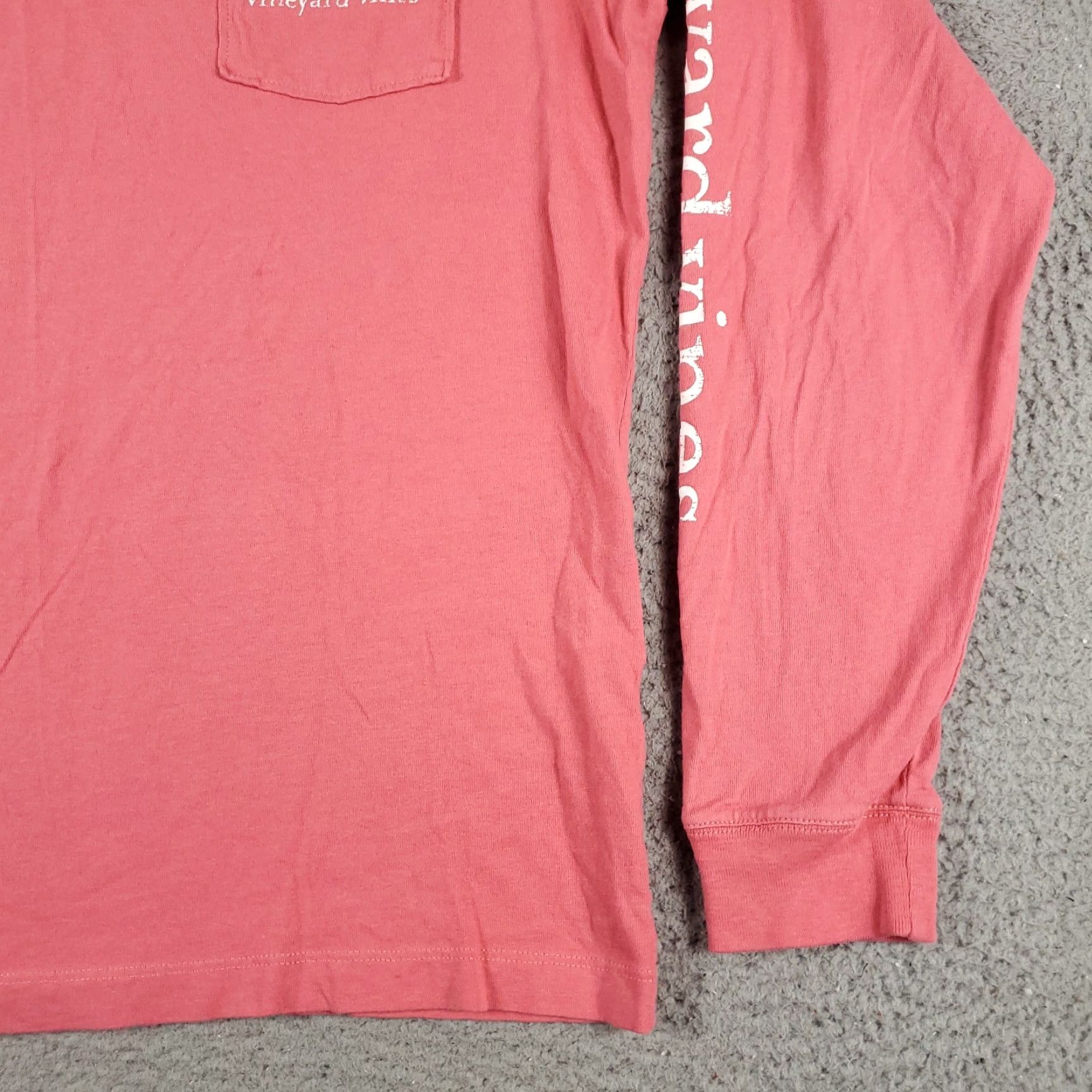 Vineyard Vines VINEYARD VINES T-Shirt Mens Small Pink Long Sleeve Crew Neck Ski Whale Size US S / EU 44-46 / 1 - 4 Thumbnail