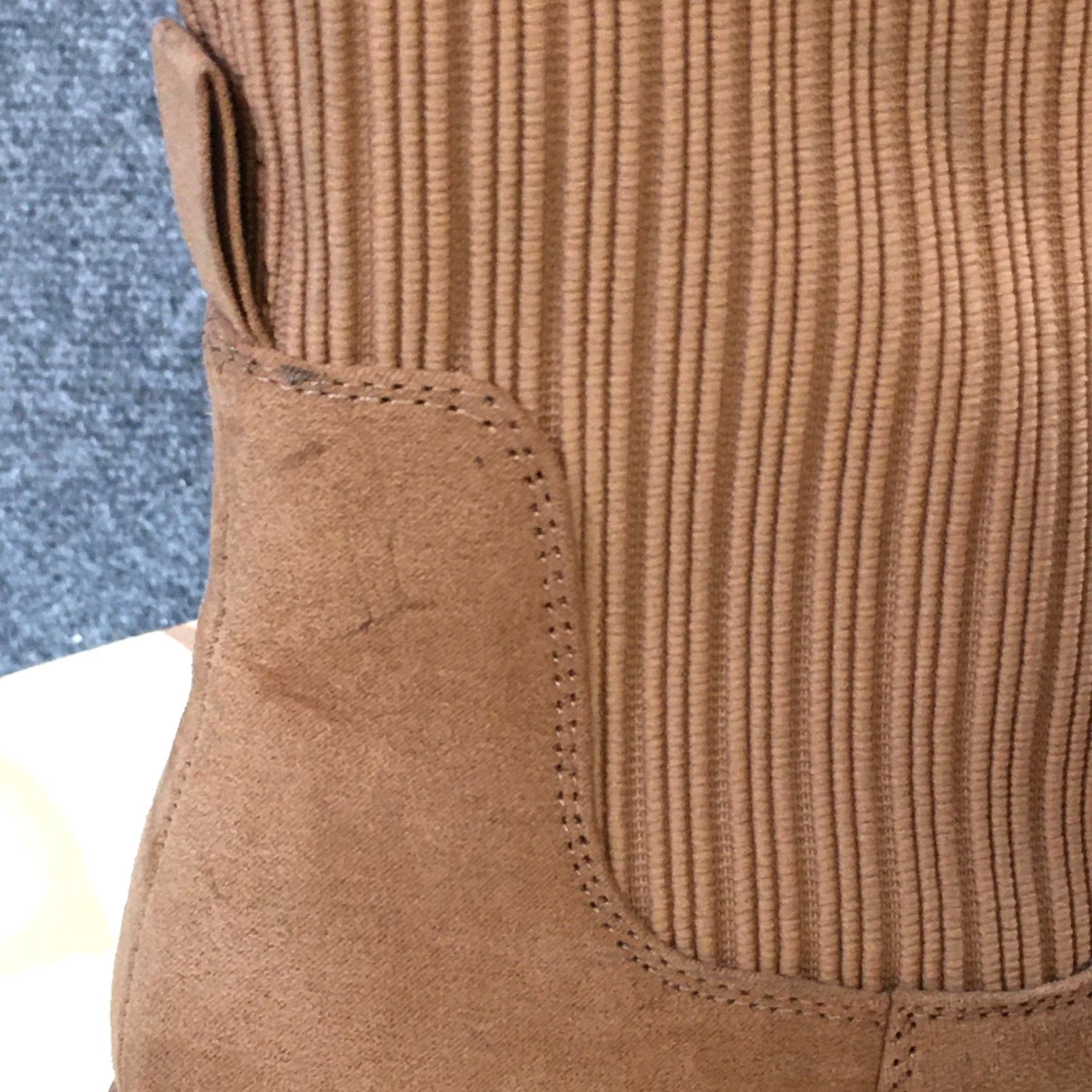 Old Navy Old Navy Chelsea Boots Womens 9 Brown Caramel Chunky Pull On Casual Faux Leather Boots Size US 9 / IT 39 - 6 Thumbnail
