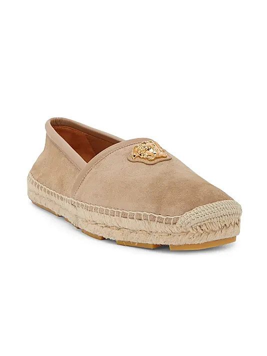 Versace os11x0126 Medusa Suede Espadrilles in Beige Size US 9 / EU 42 - 2 Thumbnail