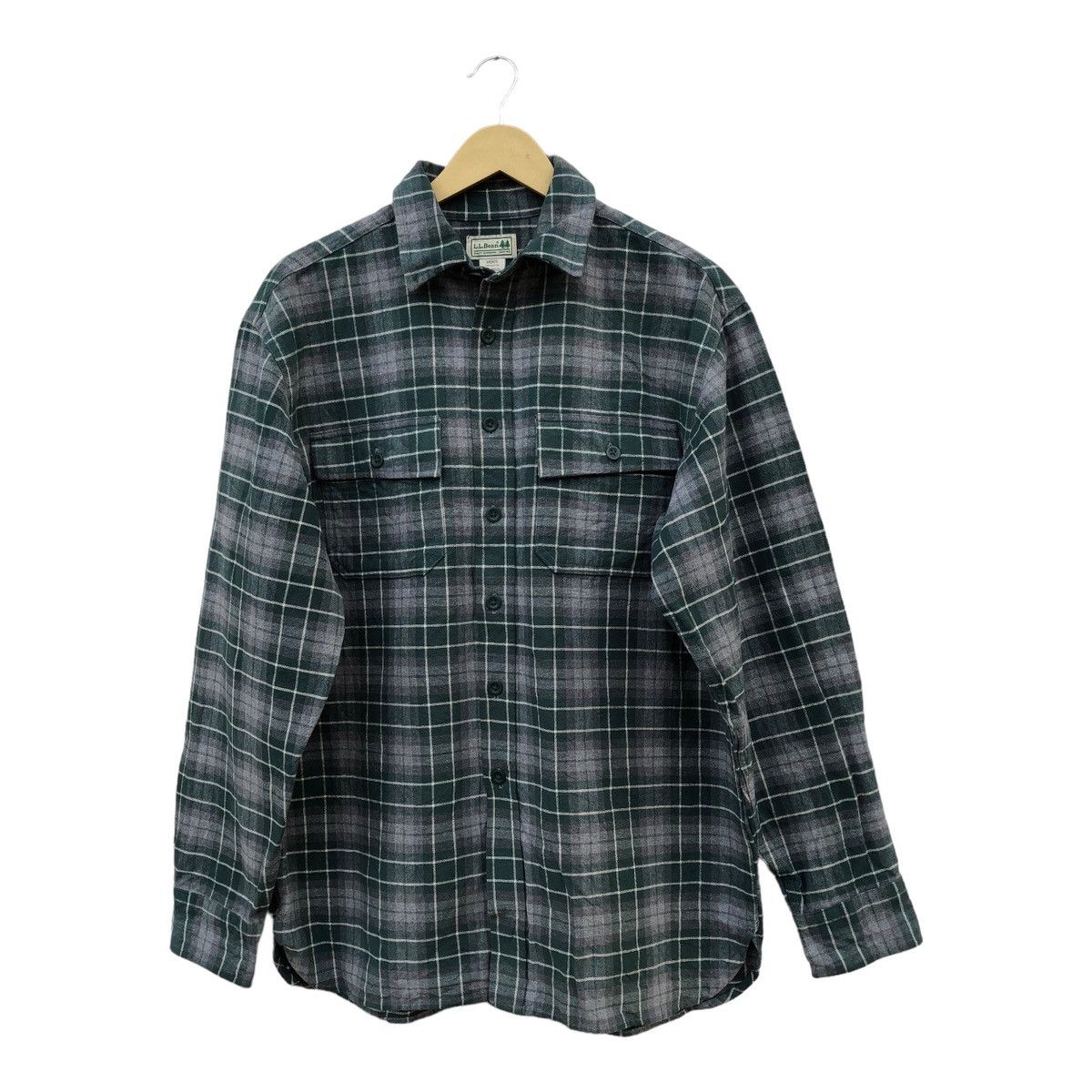 Flannel × L.L. Bean L.L. Bean Flannel Checkered Long Sleeve Size US M / EU 48-50 / 2 - 1 Thumbnail