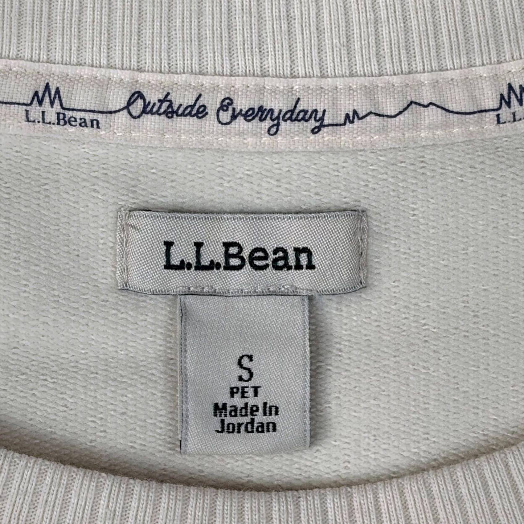 Vintage LL Bean Outside Everyday Sweatshirt Dress Cream Rainbow Stripe Petite Small Size S / US 4 / IT 40 - 3 Thumbnail