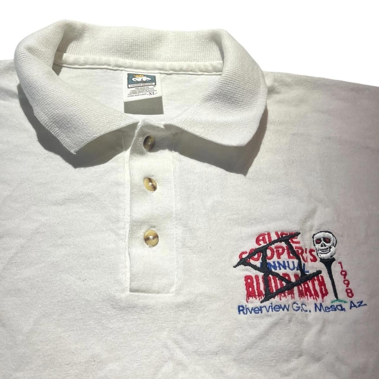 Other 1998 Alice Cooper Annual Blood Bath XI Golf Arizona Shirt Size US XL / EU 56 / 4 - 4 Thumbnail