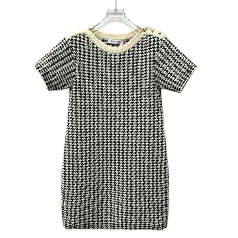Dior Dior Color-Block Cotton Dress for Women 0089 Size S / US 4 / IT 40 - 1 Thumbnail
