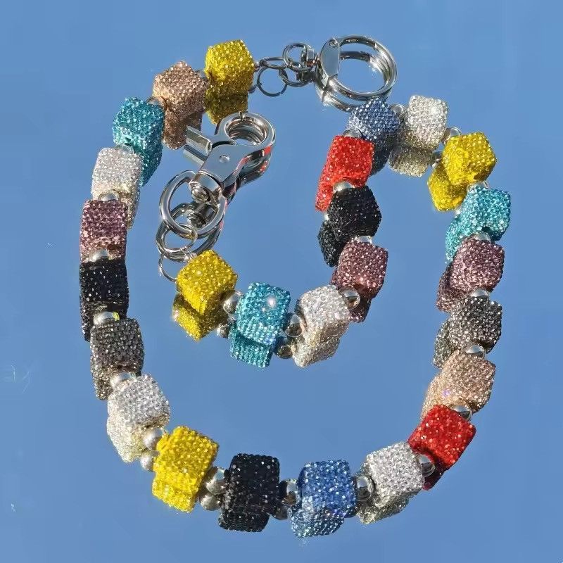 Other DIY Square Five Colors Rhinestone Pants Wallet Chain Size ONE SIZE - 2 Thumbnail
