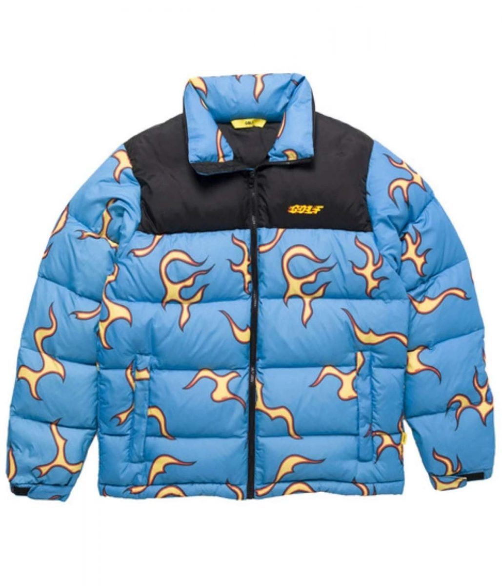 Golf Wang Golf wang Flame Puffer Jacket | Grailed