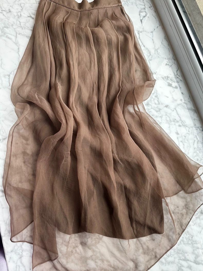 Brunello Cucinelli Brunello Cucinelli Classic Skirt - dmc Size US 38 / EU 54 - 1 Thumbnail