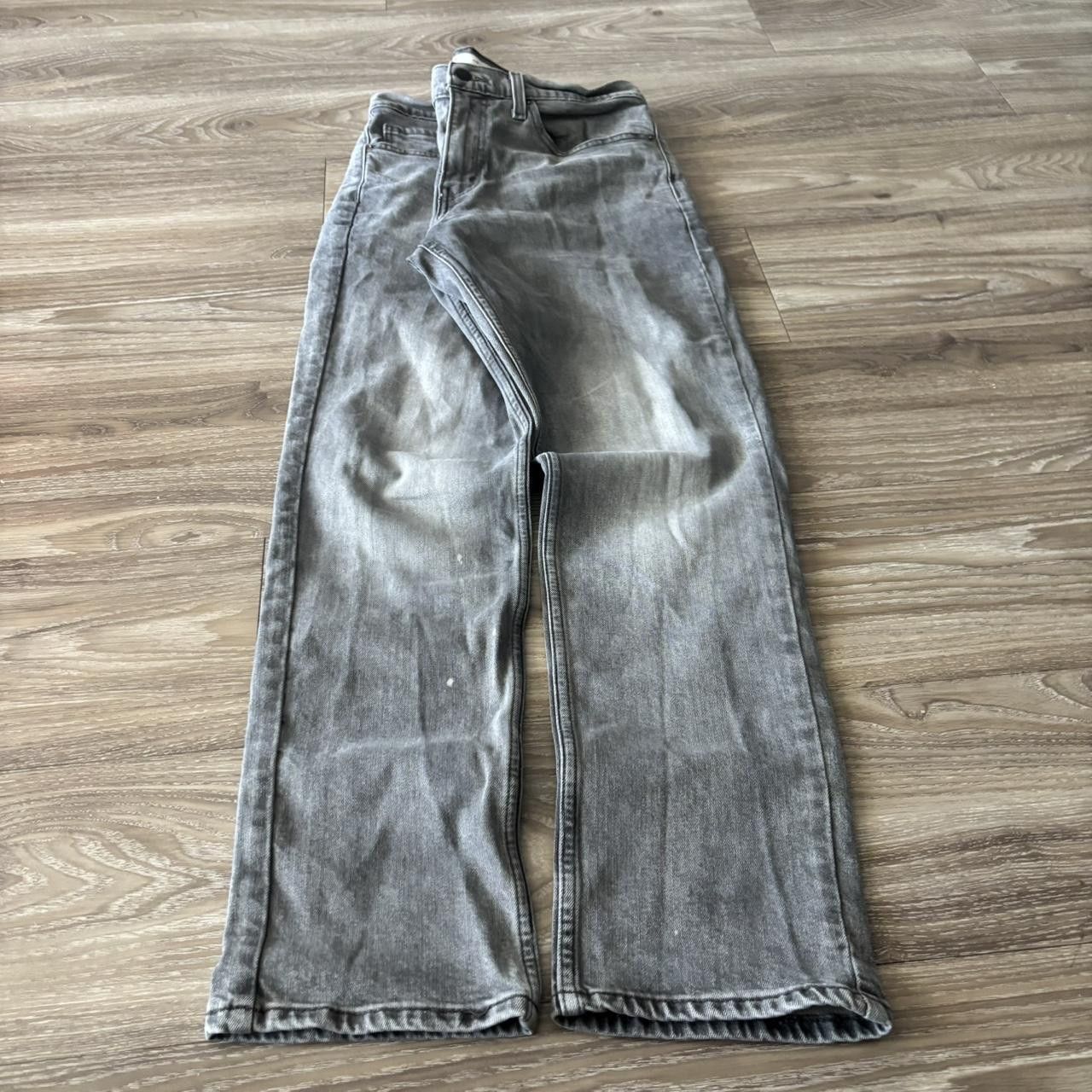 Levi's Crazy Vintage Y2K/2000s Grunge Faded Grey Levis Denim Jeans! 34x30 Size US 34 / EU 50 - 3 Thumbnail