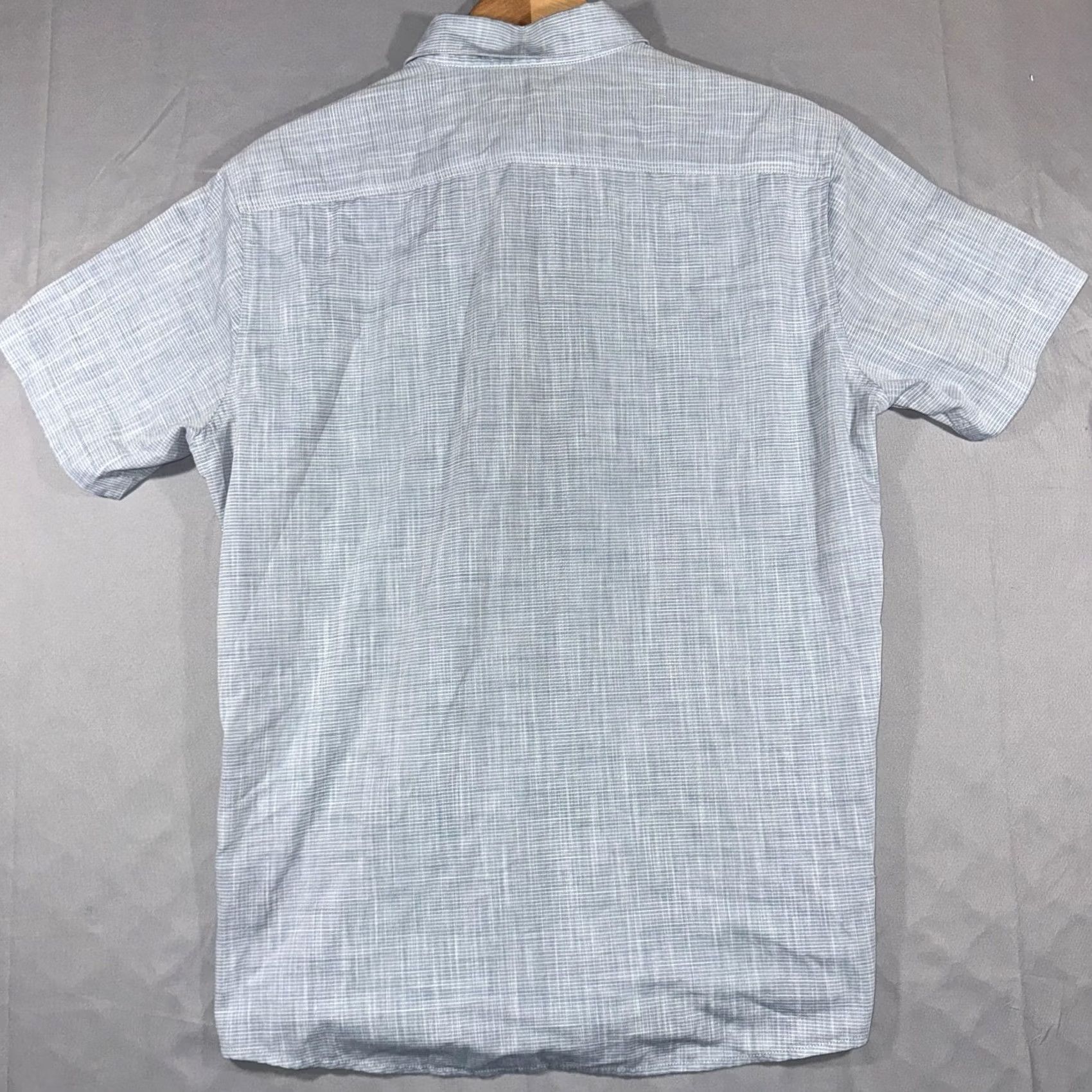 Vintage KÜHL Shirt Mens Large Blue Check Woven Short Sleeve Button Front Casual Size US L / EU 52-54 / 3 - 2 Thumbnail