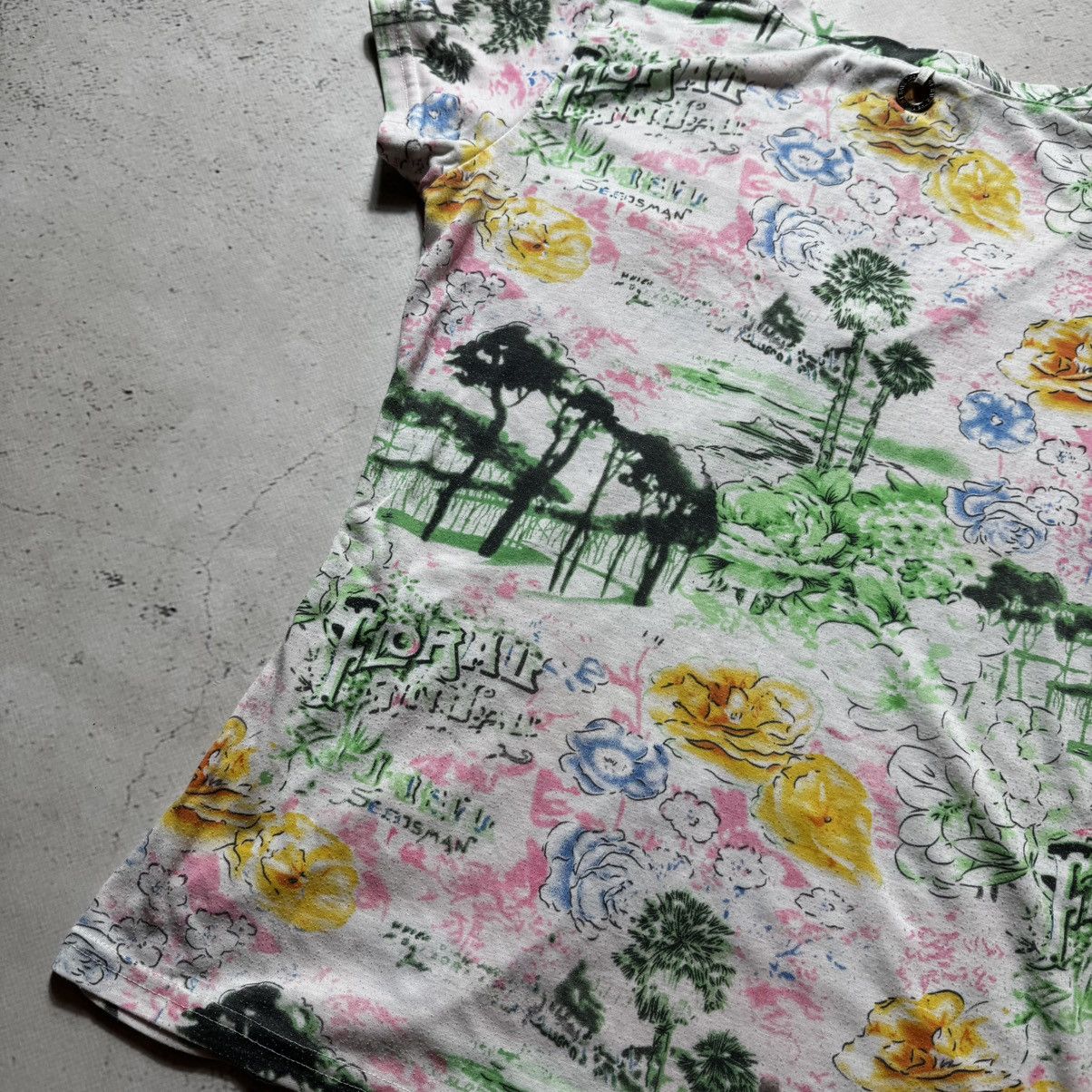 Designer × Vintage Save the Queen Y2K vintage flora print t shirt rare Size L / US 10 / IT 46 - 10 Thumbnail