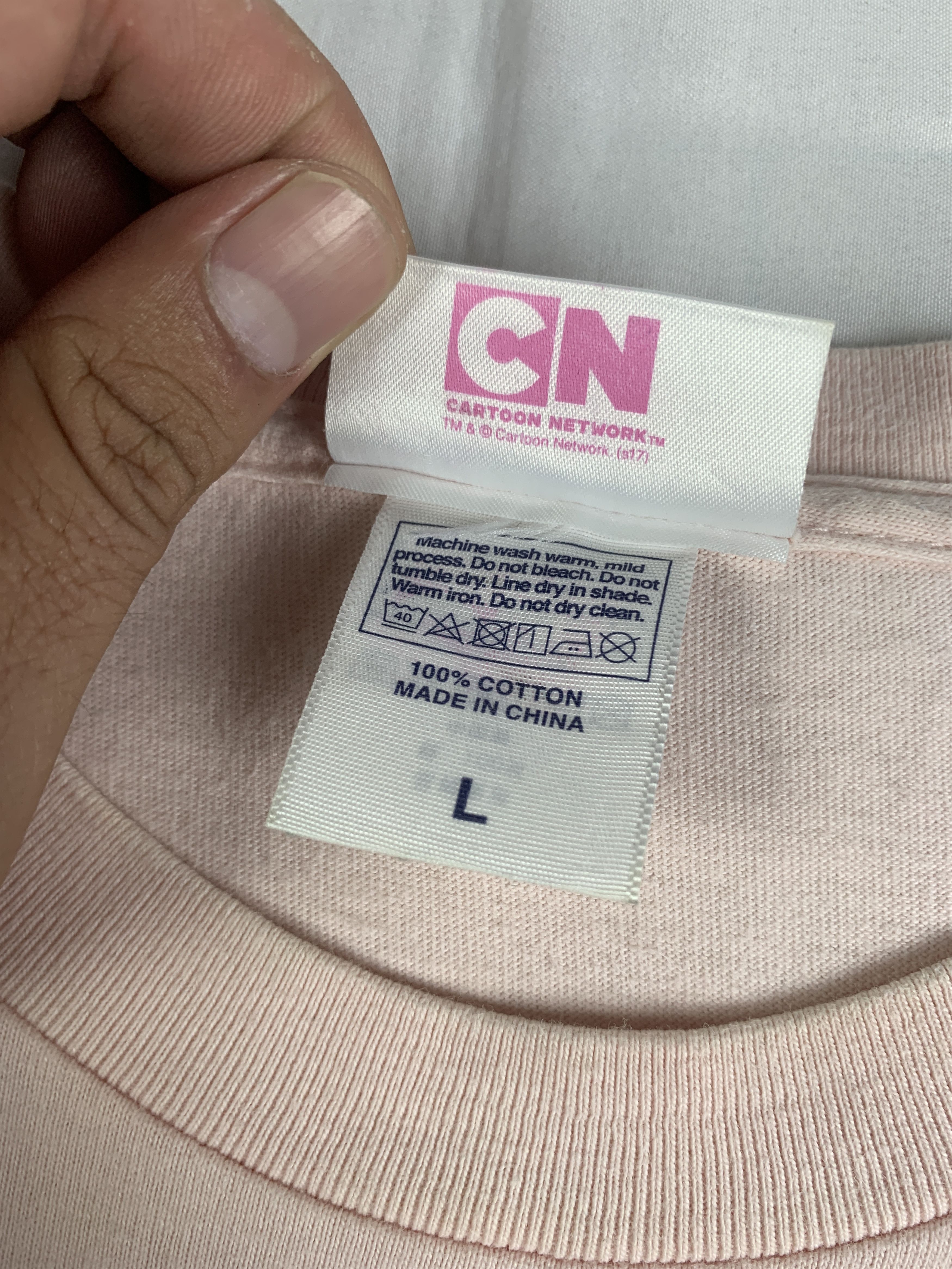 Cartoon Network The Power Puff Girl Soft Pink Tee (L) Size US L / EU 52-54 / 3 - 7 Thumbnail