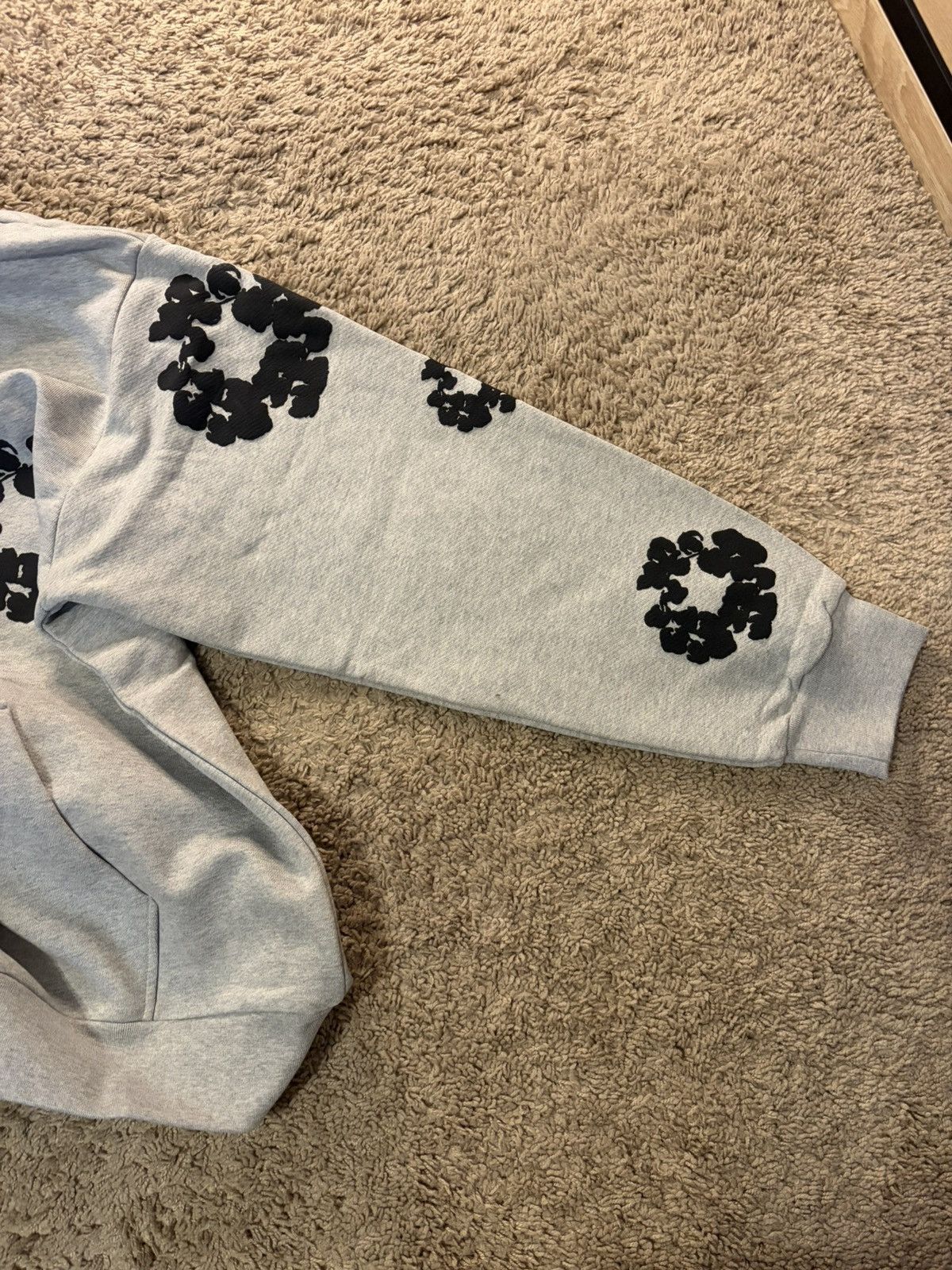 DENIM TEARS Denim Tears Black Cotton Wreath Hoodie Grey Size US XL / EU 56 / 4 - 5 Thumbnail