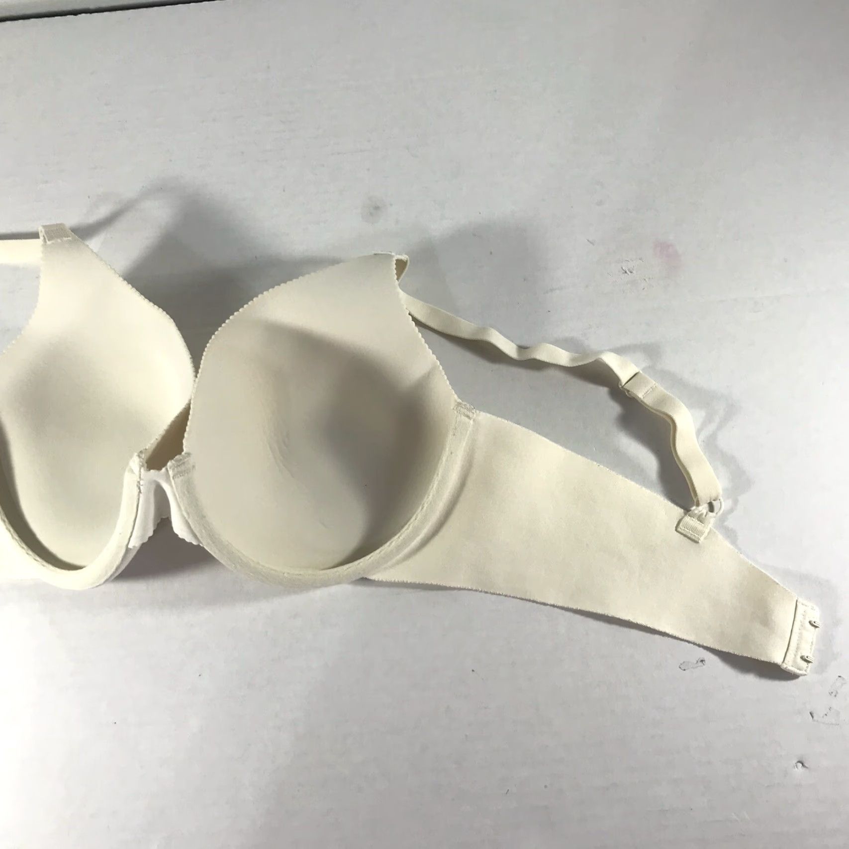 Vintage Maidenform Push Up Bra Womens Ivory Lightly Padded Size 36D Size ONE SIZE - 4 Thumbnail