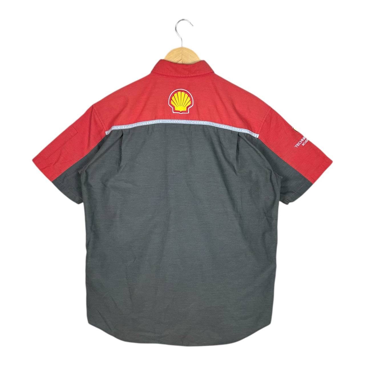 Ferrari × Vintage Iconic 90s Shell Ferrari Techinal Partner Shirt Size US L / EU 52-54 / 3 - 2 Thumbnail