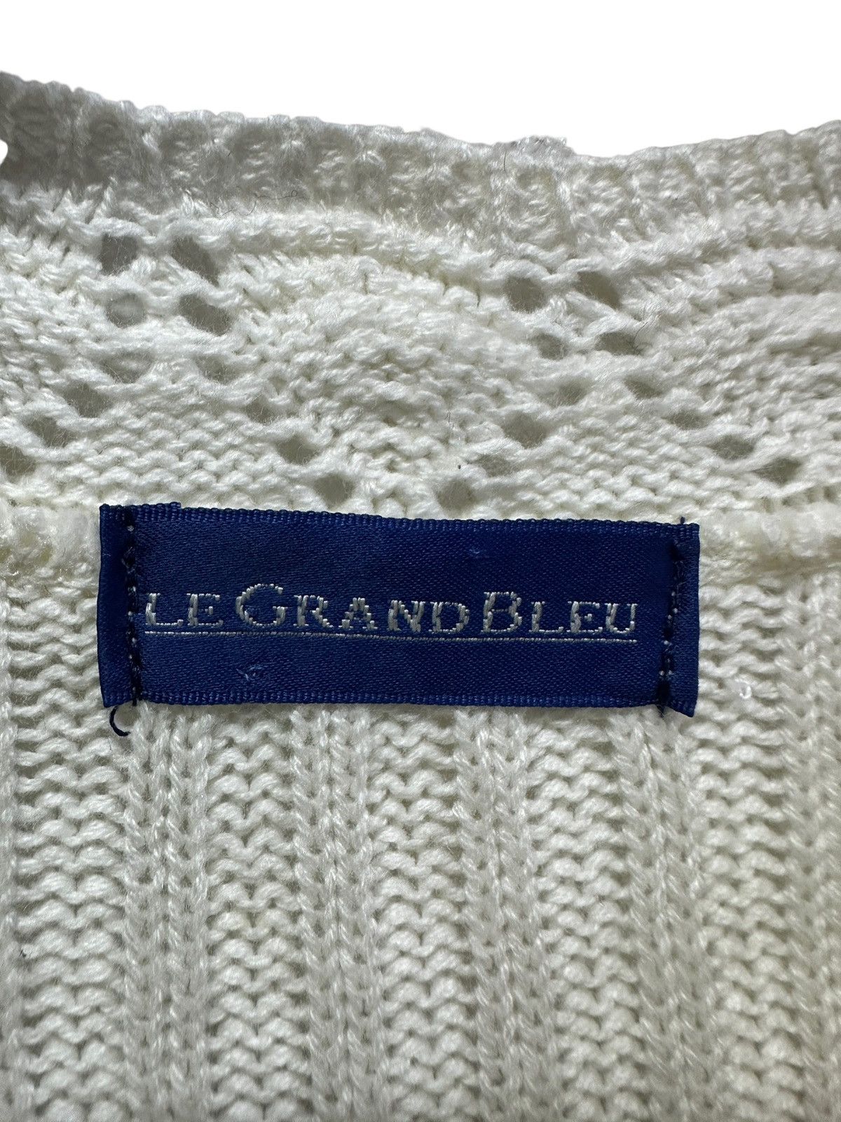 Le Grande Bleu (L.G.B.) 🔥Le Grand Bleu knitwear japan Size S / US 4 / IT 40 - 4 Thumbnail