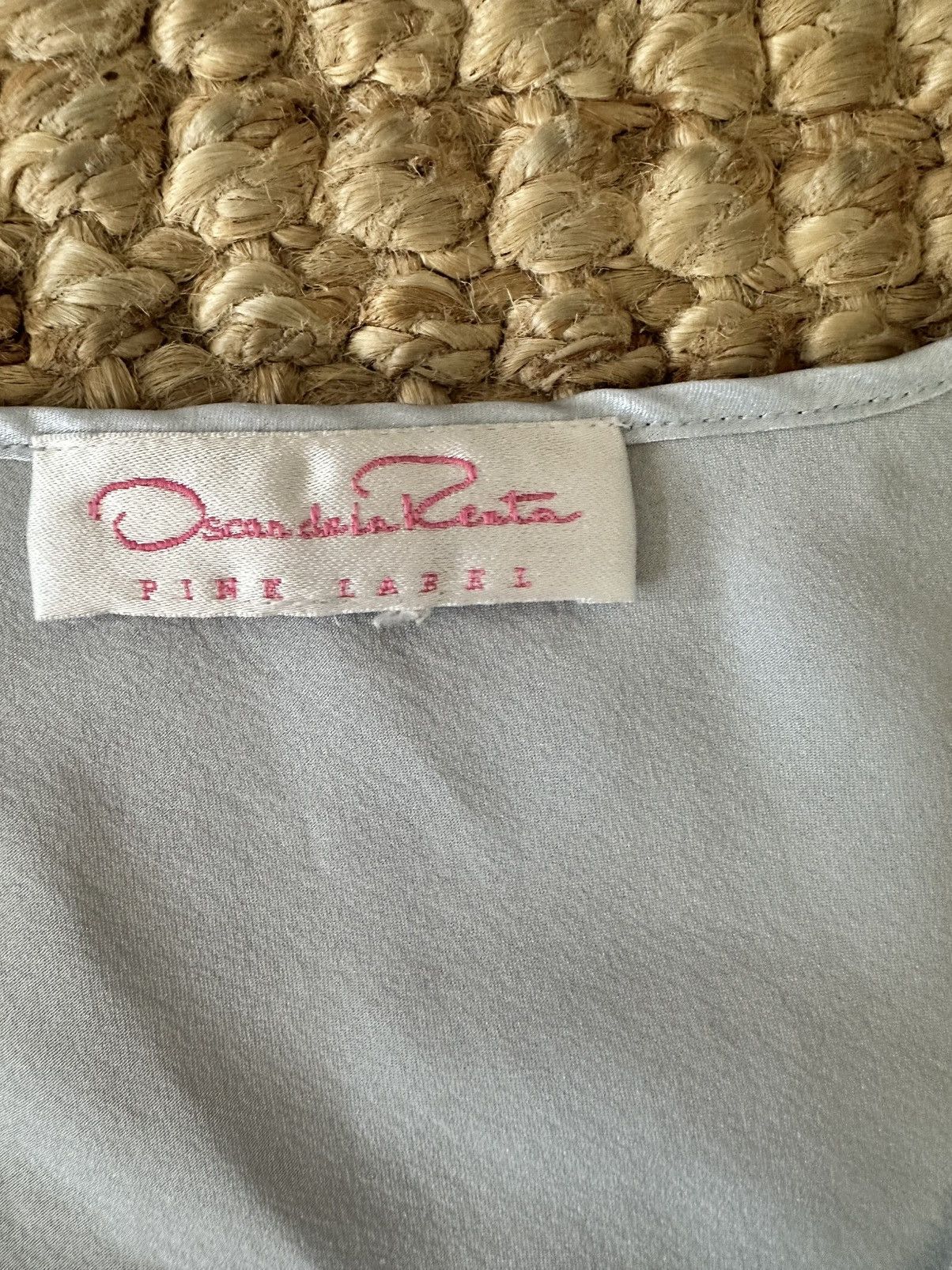 Oscar De La Renta Vintage 80s 90s OSCAR de la RENTA pale blue sleep dress Size S / US 4 / IT 40 - 2 Thumbnail