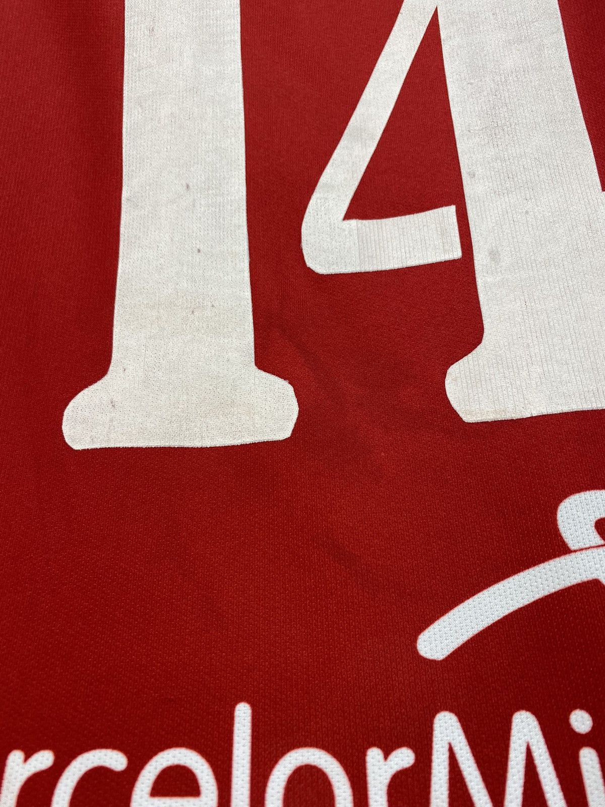 Vintage Jorge Wilstermann #14 Home Soccer Jersey 2014 2015 Bolivian Size US L / EU 52-54 / 3 - 21 Thumbnail
