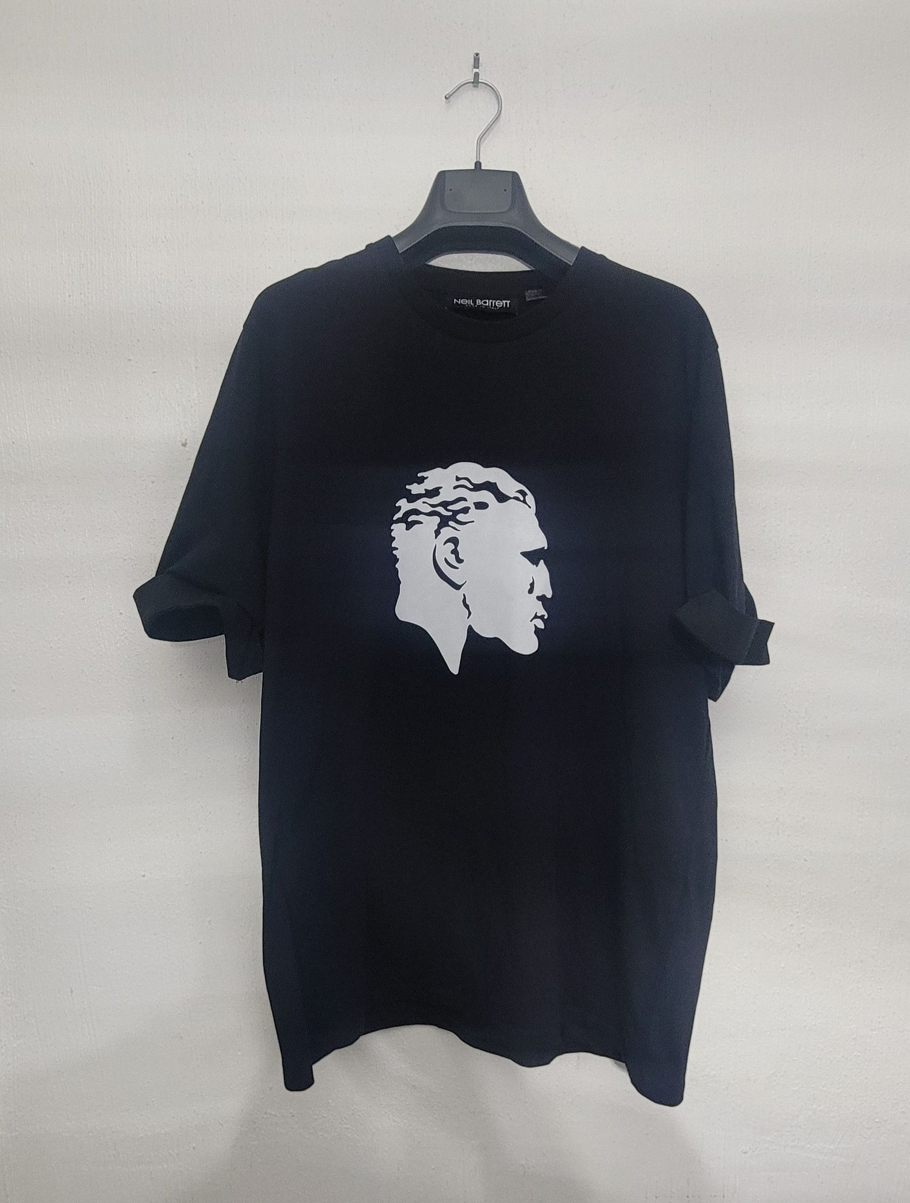 Neil Barrett Face Graphic T-Shirt Size US XL / EU 56 / 4 - 1 Thumbnail