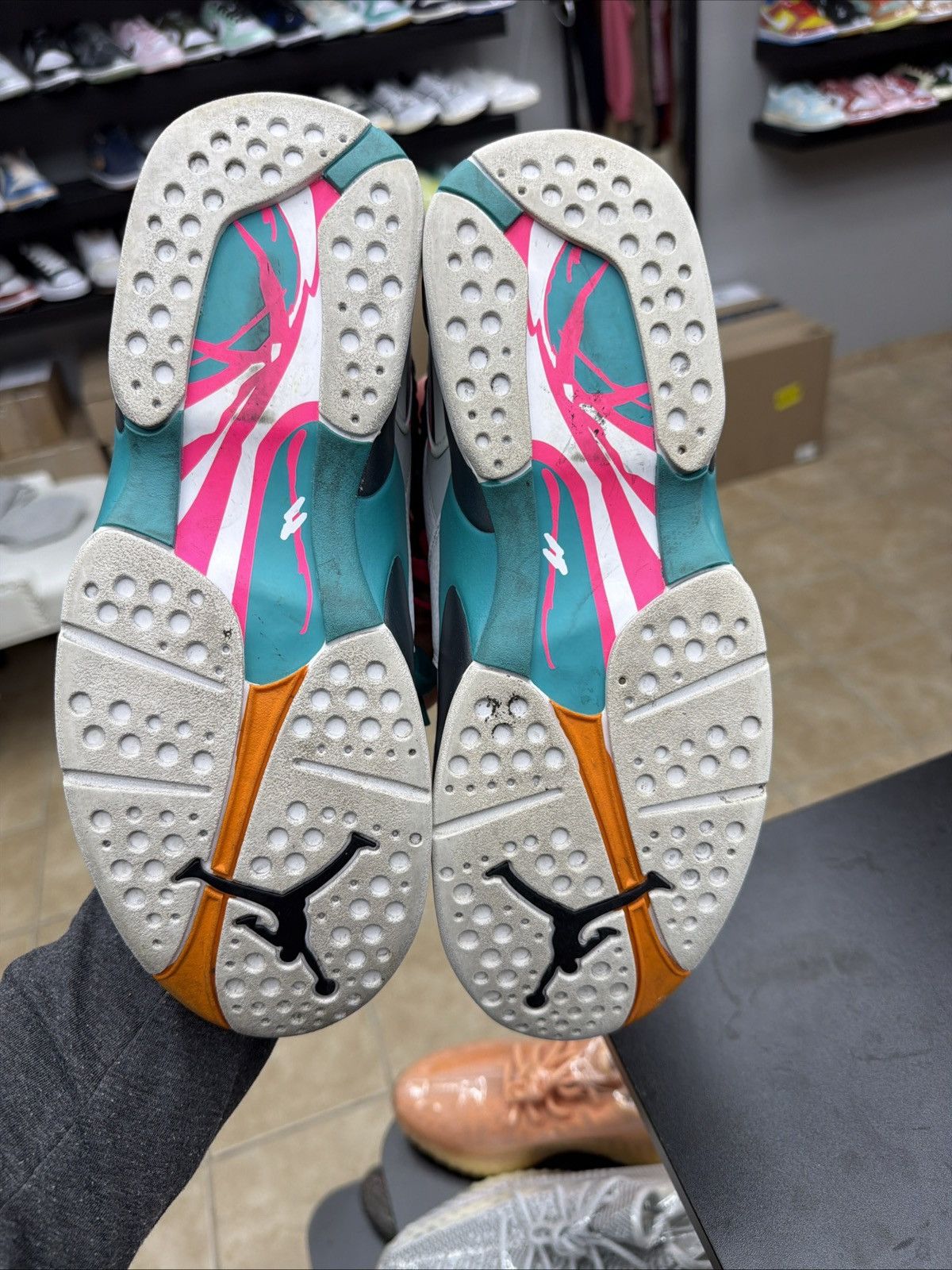 Jordan Brand Nike Air Jordan 8 Retro South Beach OG VIII 305381–113 Size US 9.5 / EU 42-43 - 13 Thumbnail