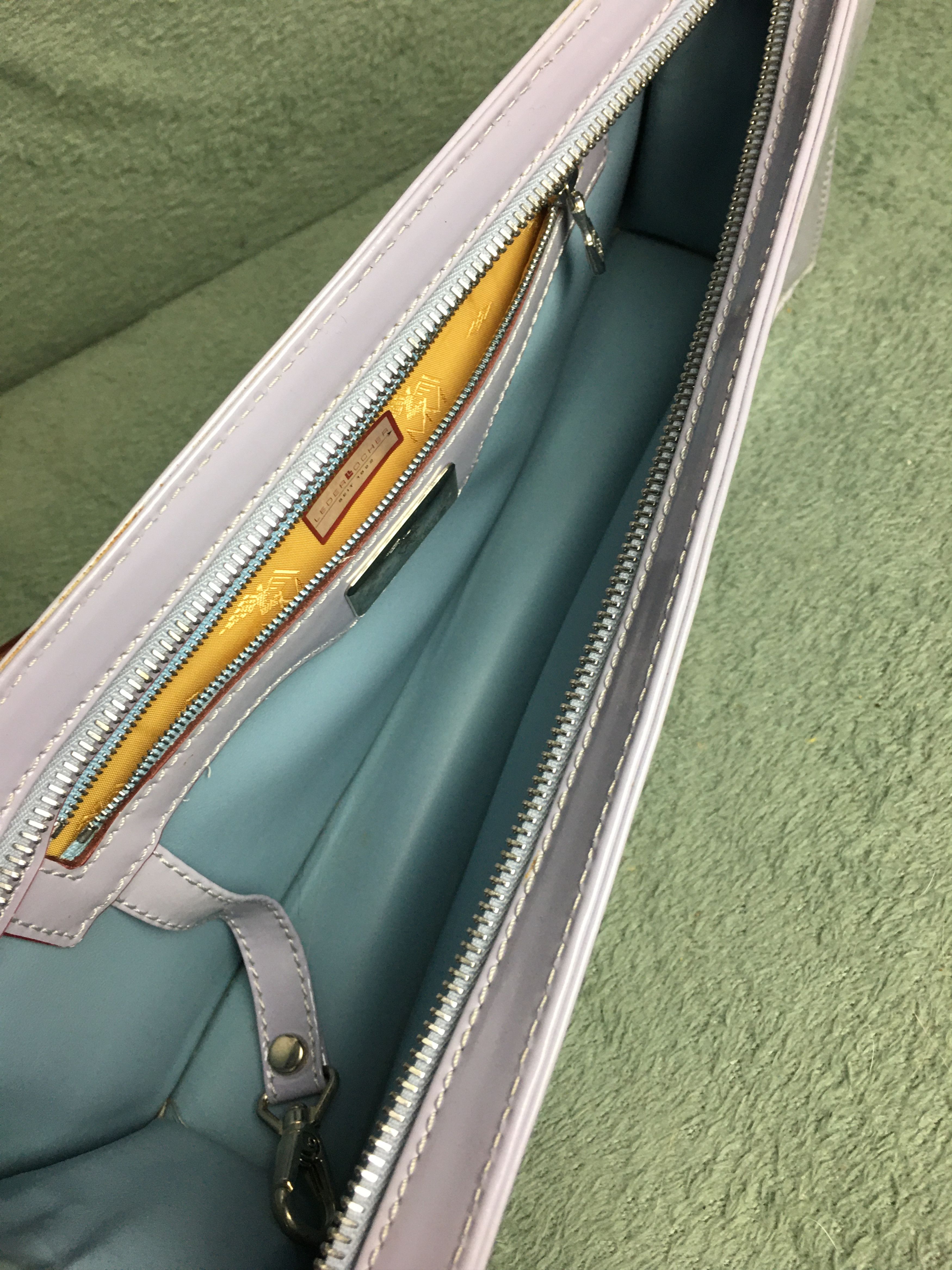 Maison Mollerus Maison Mollerus Patent Leather Crossbody Shoulder Bag Size ONE SIZE - 7 Thumbnail