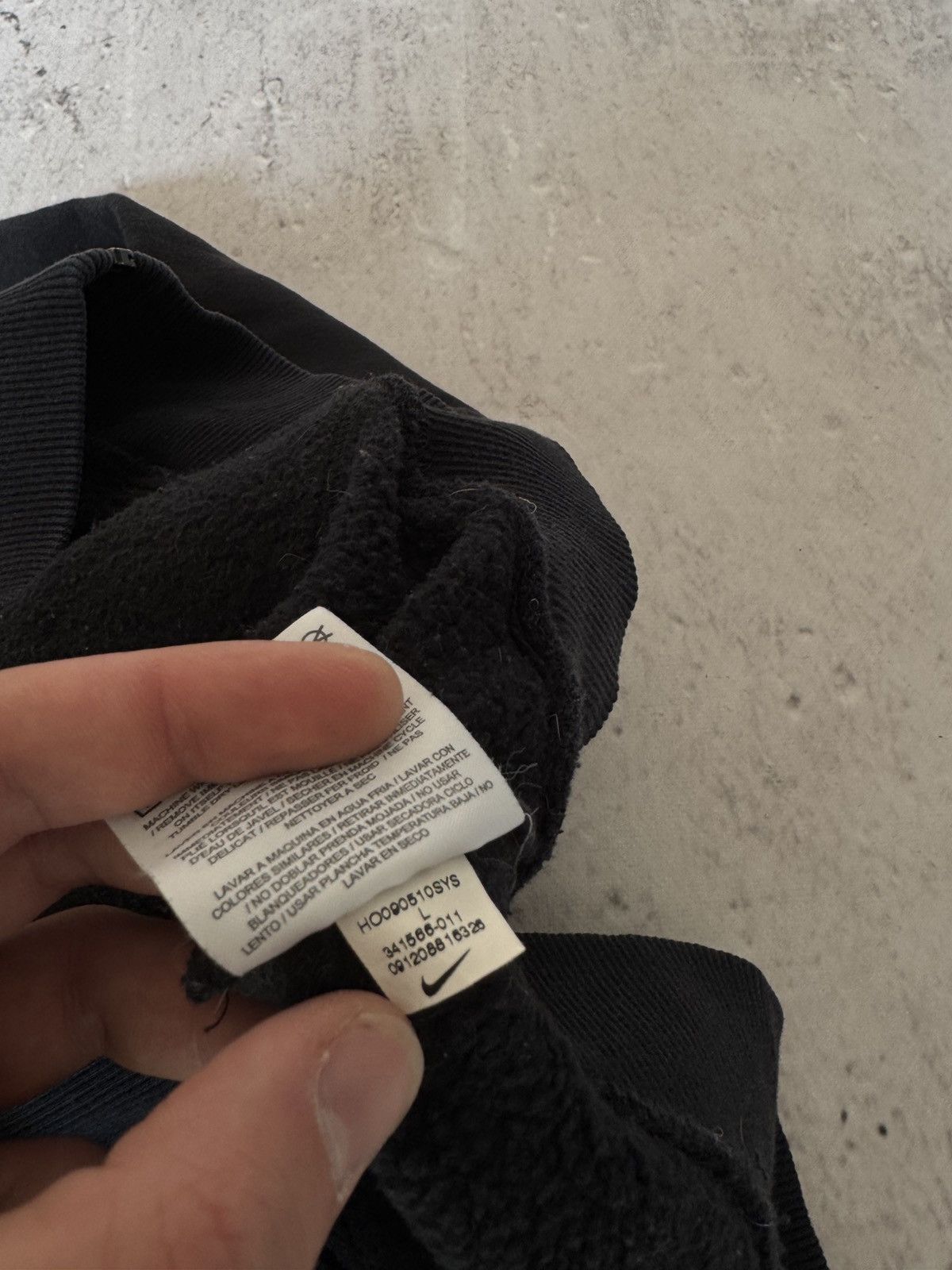 Nike × Vintage NIKE VINTAGE 00s y2k OVERSIZE BAGGY ZIP HOODIE CENTER LOGO Size US L / EU 52-54 / 3 - 7 Thumbnail