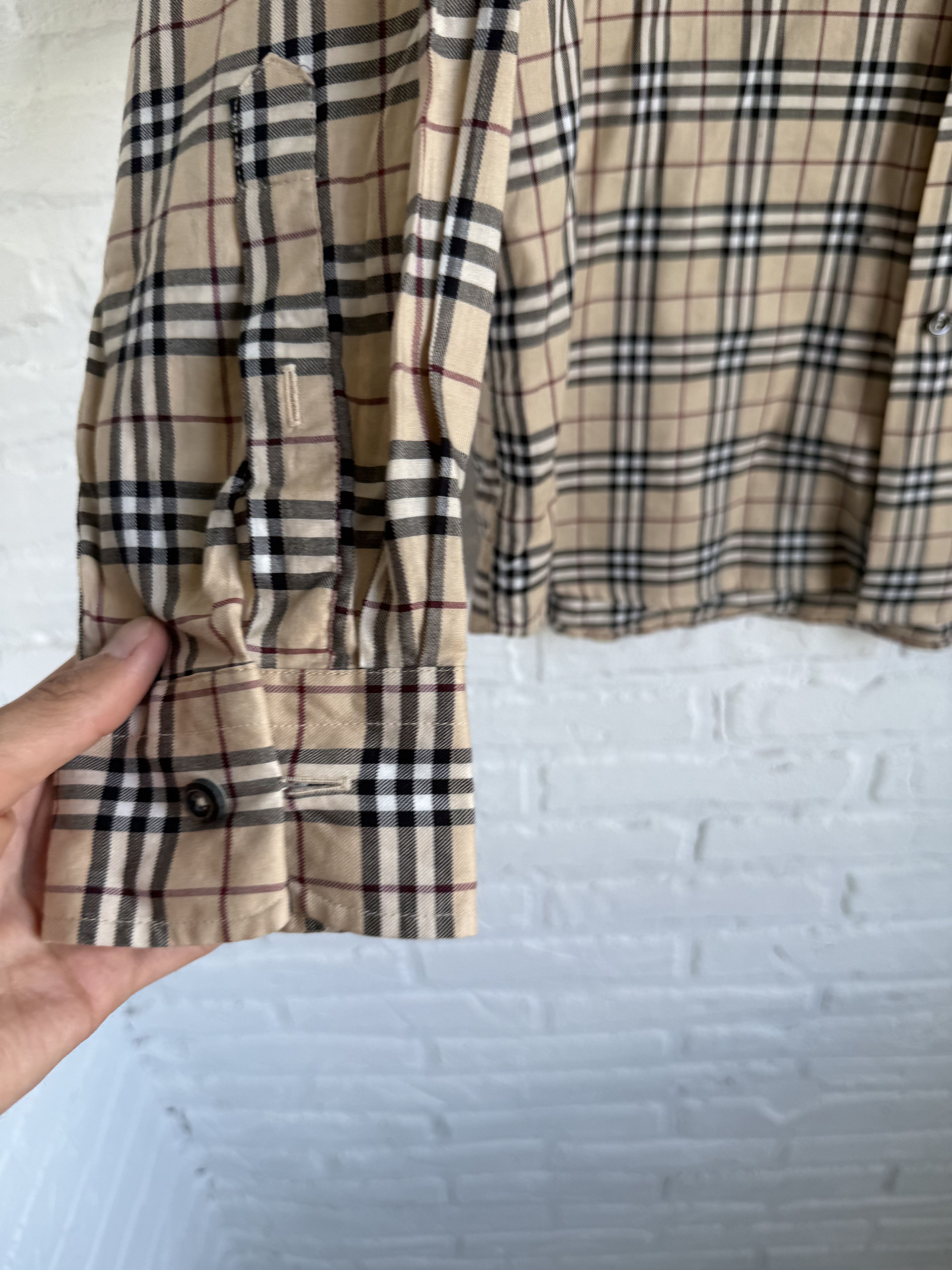 Burberry Vintage Burberry nova check shirt Size US XL / EU 56 / 4 - 7 Thumbnail