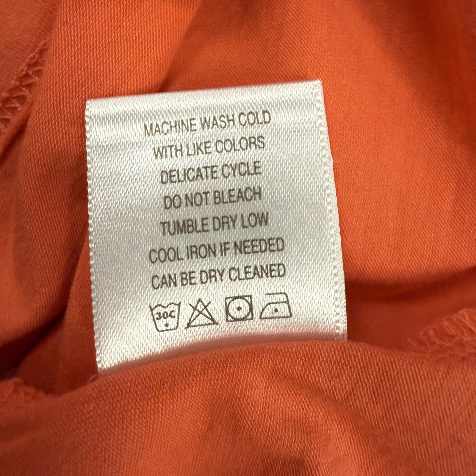 Tommy Bahama NWOT Tommy Bahama Women's Orange Sleeveless Shirt Cinched S Size S / US 4 / IT 40 - 6 Thumbnail