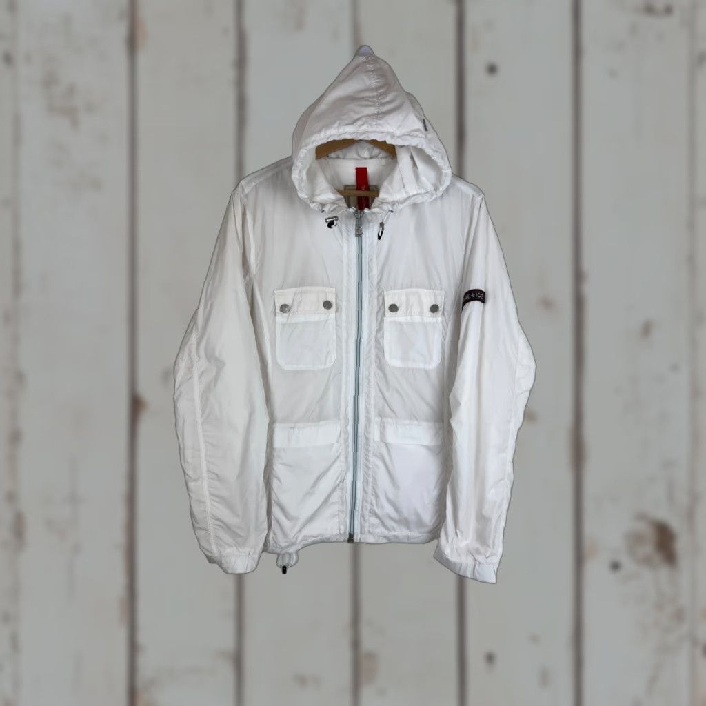 Bogner Bogner Fire + Ice Windbreaker Jacket Womens XL White Nylon Zip Embroidered 90s Classic Windbreaker Jacket Size XL / US 12-14 / IT 48-50 - 1 Thumbnail