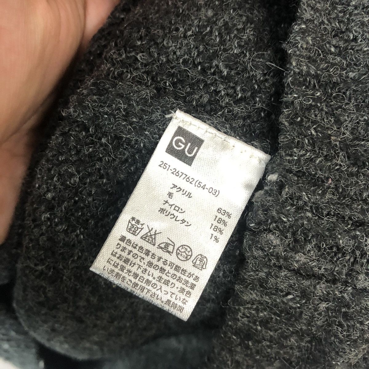 Homespun Knitwear × Japanese Brand GU mohair fur Black Knitwear #A775 Size M / US 6-8 / IT 42-44 - 11 Thumbnail