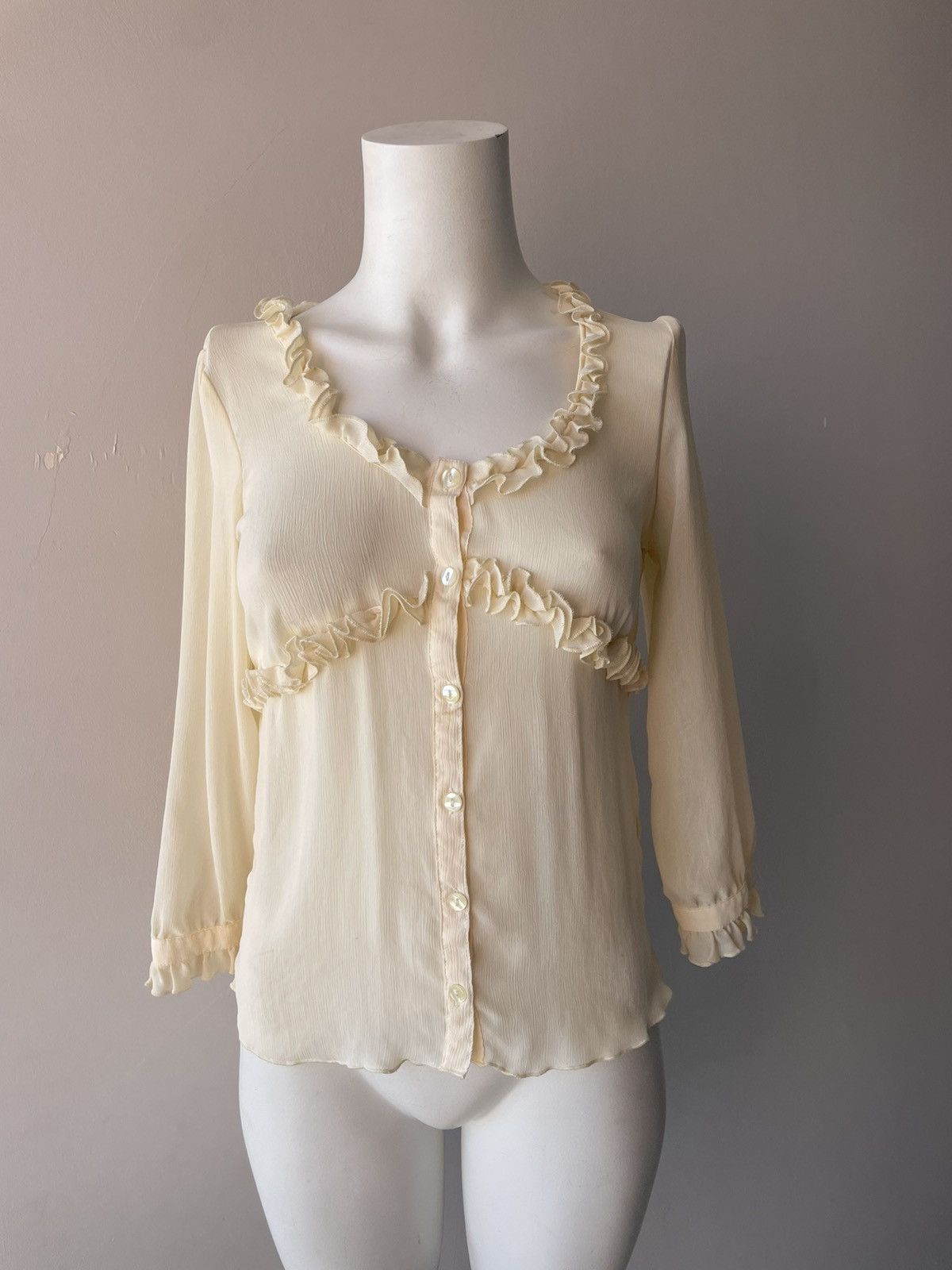 Vintage Italian silk dress Size M / US 6-8 / IT 42-44 - 8 Thumbnail
