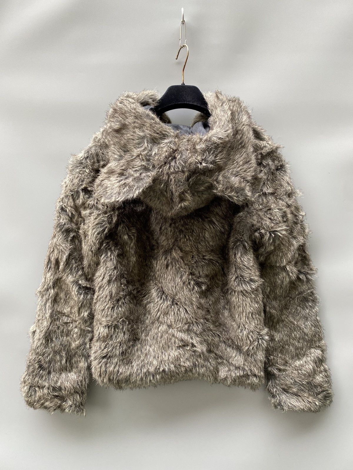 Ne-Net Ne-net Faux Fur Bear Ear Zip Hoodie Size US S / EU 44-46 / 1 - 10 Thumbnail