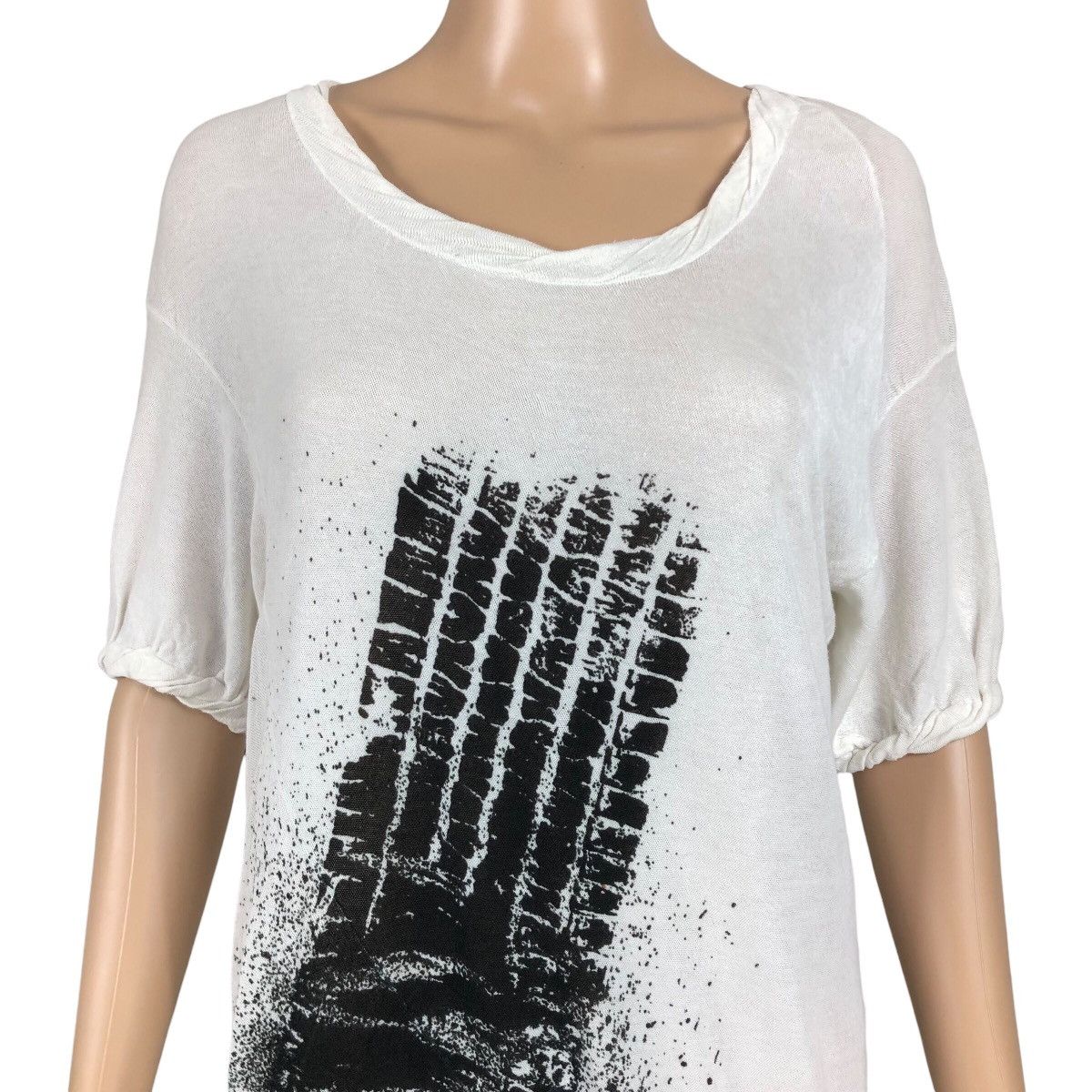 Hysteric Glamour Vintage Hysteric Glamour Kickback Mesh Top Pleated Shirt Size ONE SIZE - 8 Thumbnail