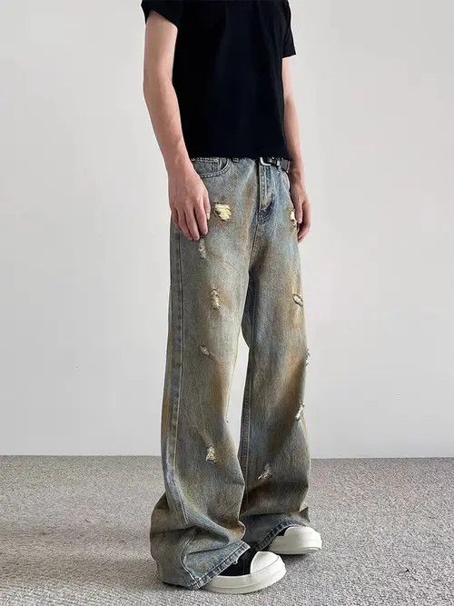 VIBE High street ripped Y2K hip hop baggy jeans Size US 32 / EU 48 - 5 Thumbnail