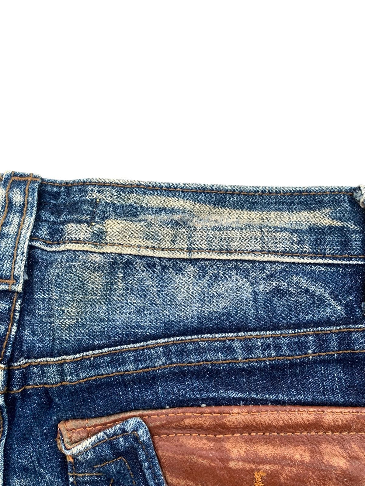 Tornado Mart Flare Cook Jeans Rusty Punk Japanese Distressed denim Size US 28 / EU 44 - 14 Thumbnail