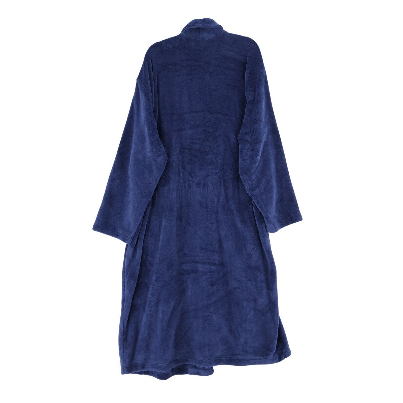 Polo Ralph Lauren Polo Ralph Lauren Robe Unisex L/XL Blue Plush Fleece Cozy Size 46 - 3 Thumbnail