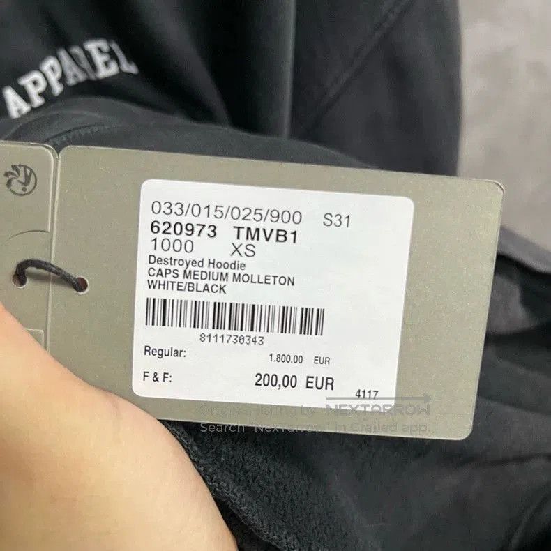 Balenciaga Balenciaga Black Letter Print Hoodie. Size US XS / EU 42 / 0 - 4 Thumbnail