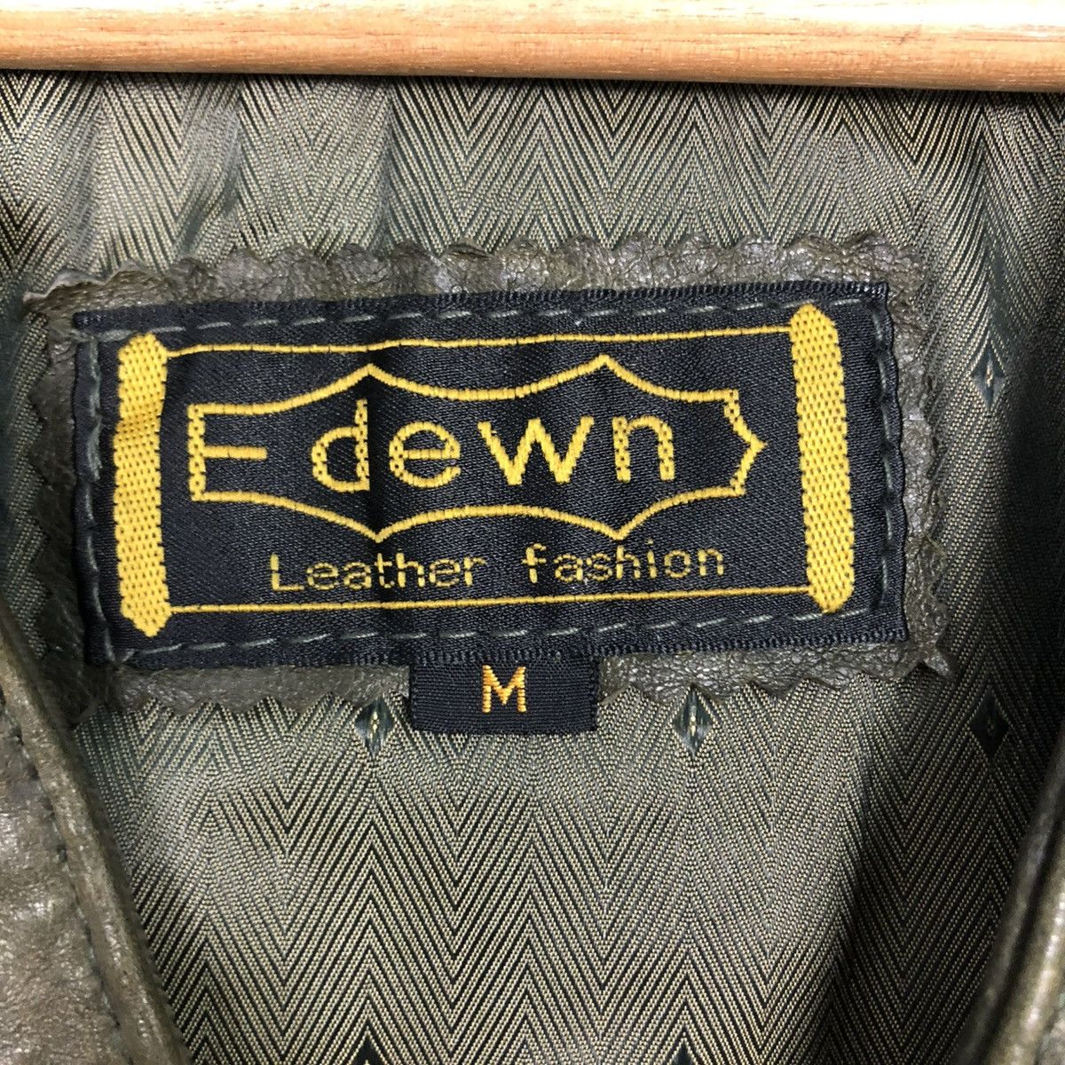 Genuine Leather 🔥VINTAGE GENUINE LEATHER BIKER JACKET DEWN ISSEY MIYAKE Size US M / EU 48-50 / 2 - 18 Thumbnail