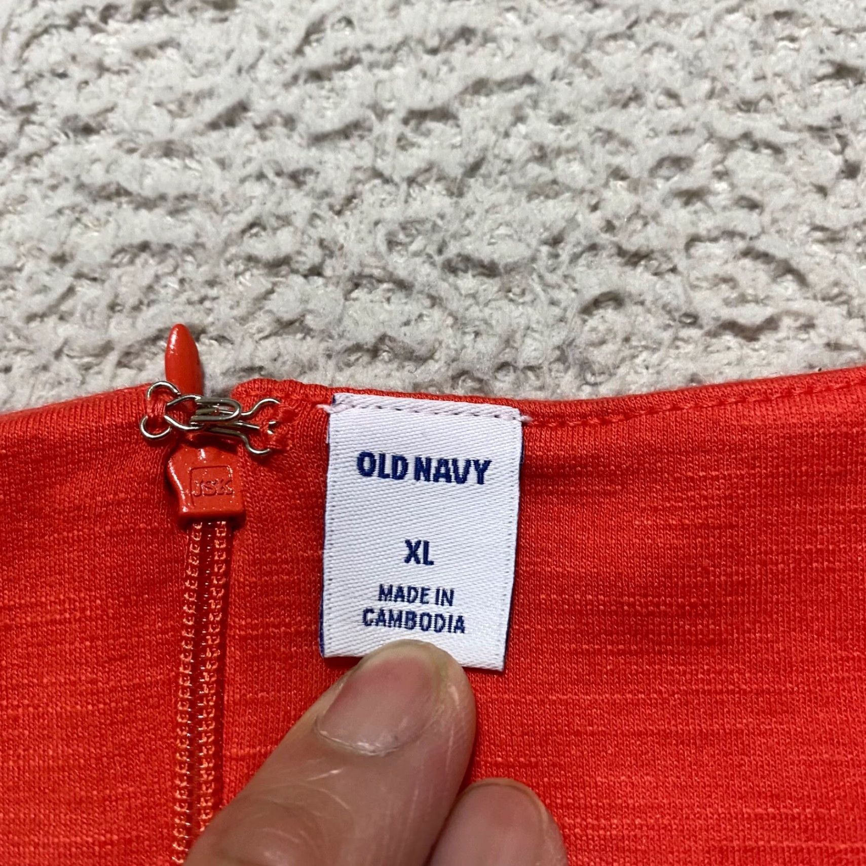 Old Navy Old Navy Dress Womens XL Solid Red Sheath 3/4 Sleeve Midi Round Neck Cocktail Casual Business 90s Preppy Womens Size XL / US 12-14 / IT 48-50 - 5 Thumbnail