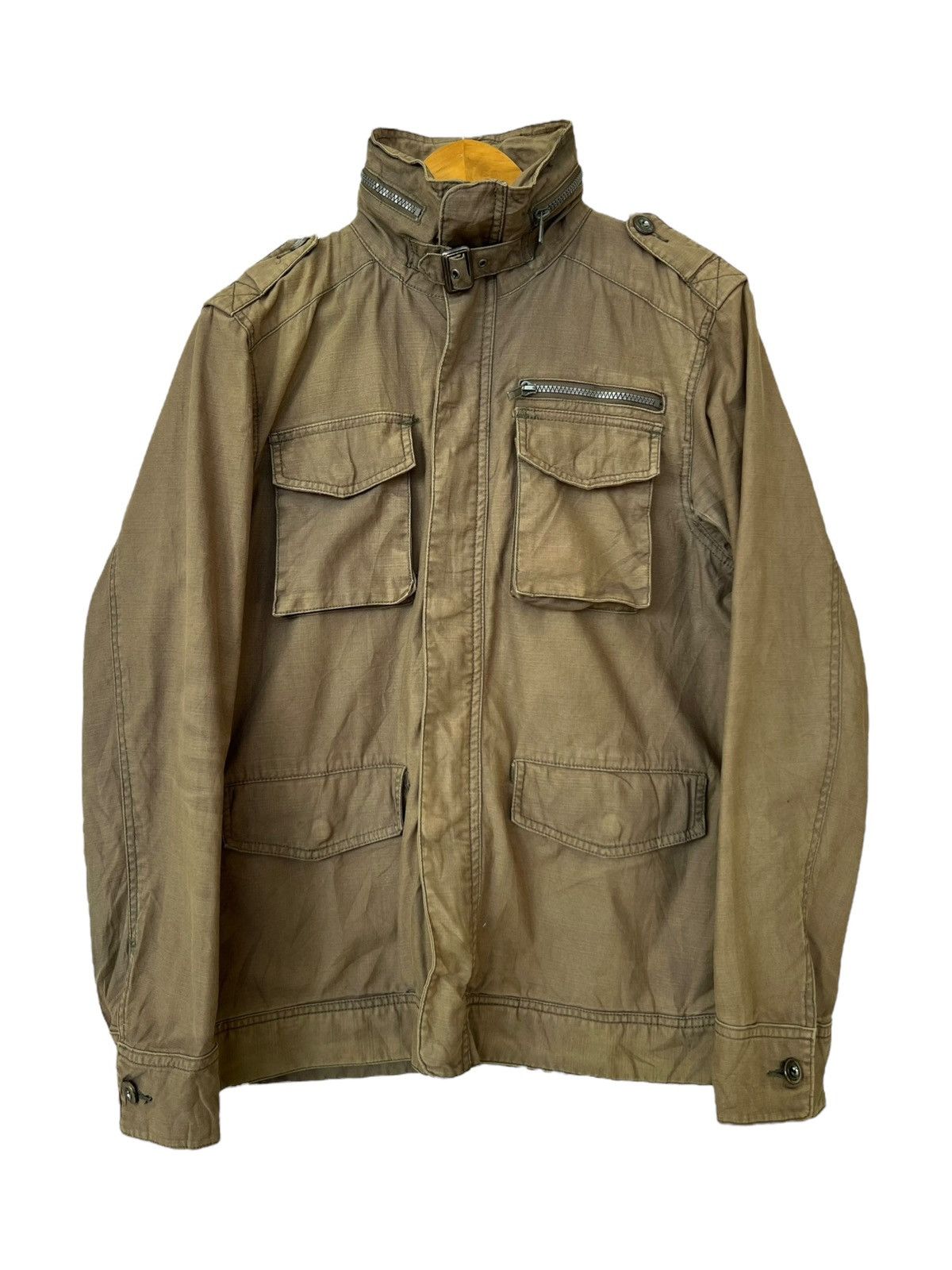 Japanese Brand Back Rush Multipocket Military Green Jacket Size US M / EU 48-50 / 2 - 1 Thumbnail