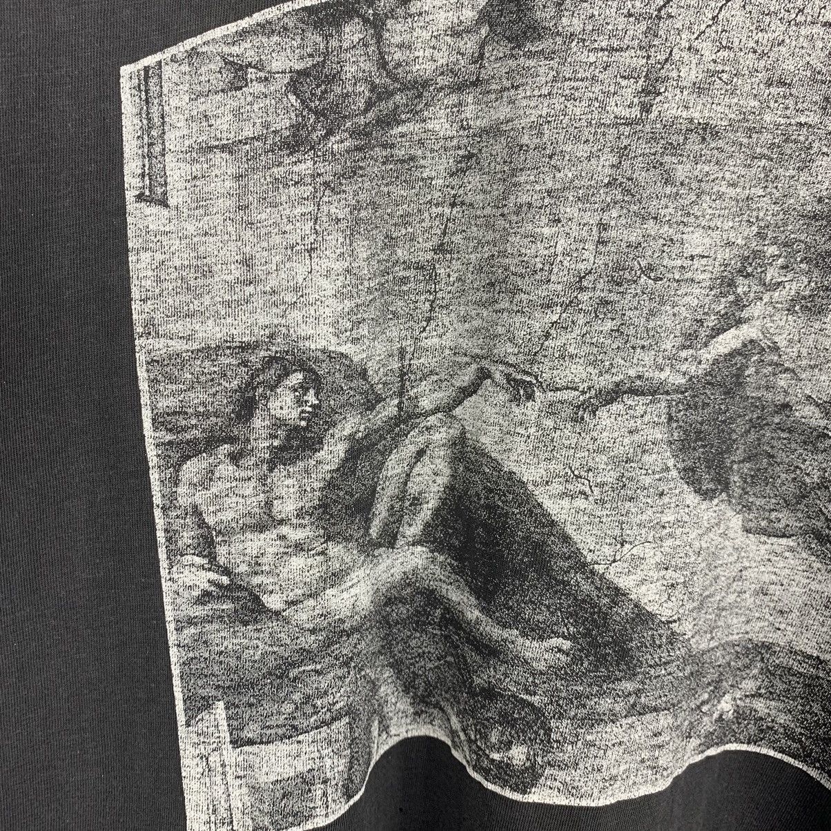 Arts & Science Vintage Michelangelo Art Tee Black T-Shirt Faded Distressed Size US M / EU 48-50 / 2 - 5 Thumbnail