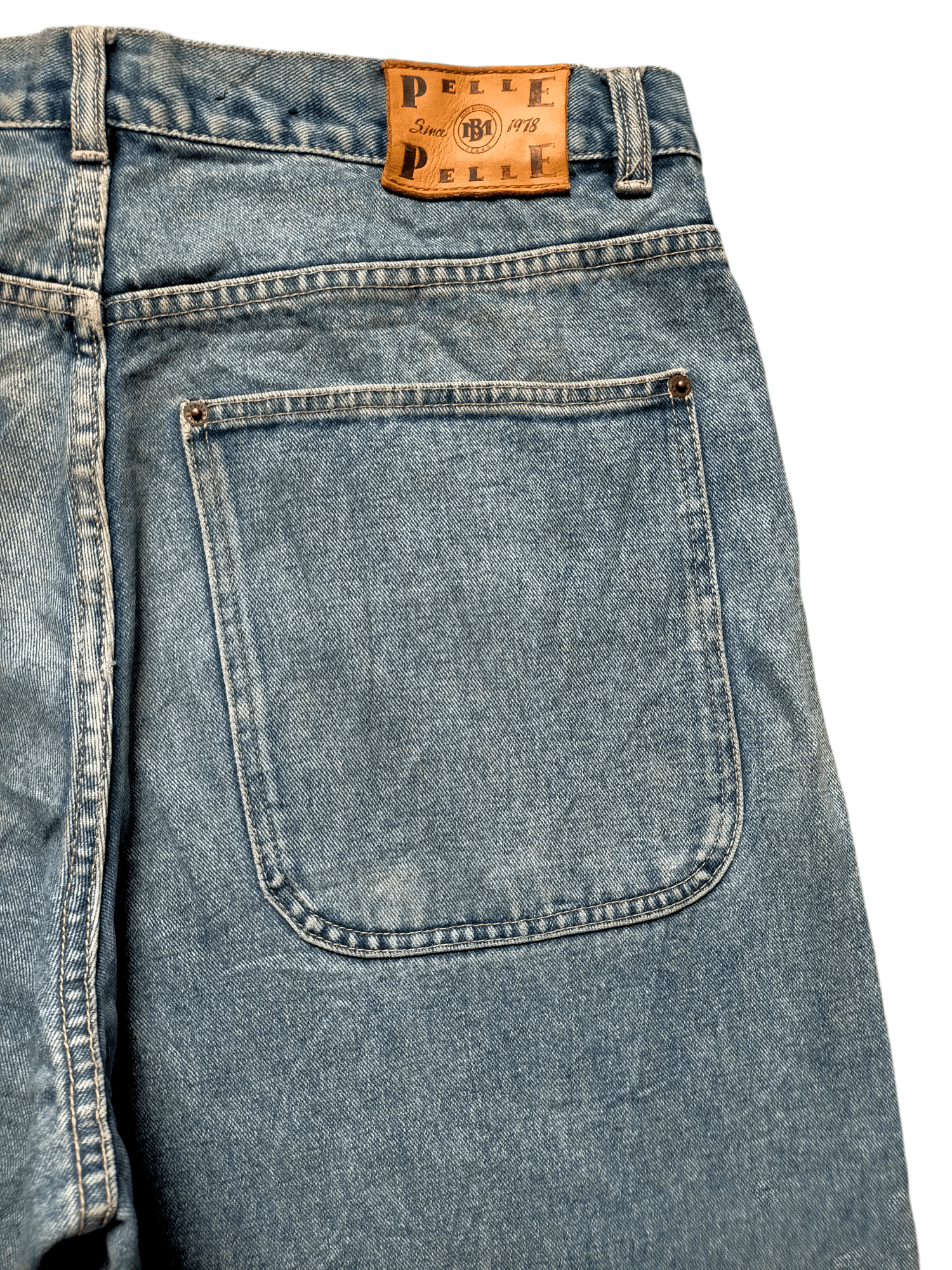 Pelle Pelle Pelle Pelle Marc Buchanan Embroidered Baggy Jeans Size US 36 / EU 52 - 14 Thumbnail