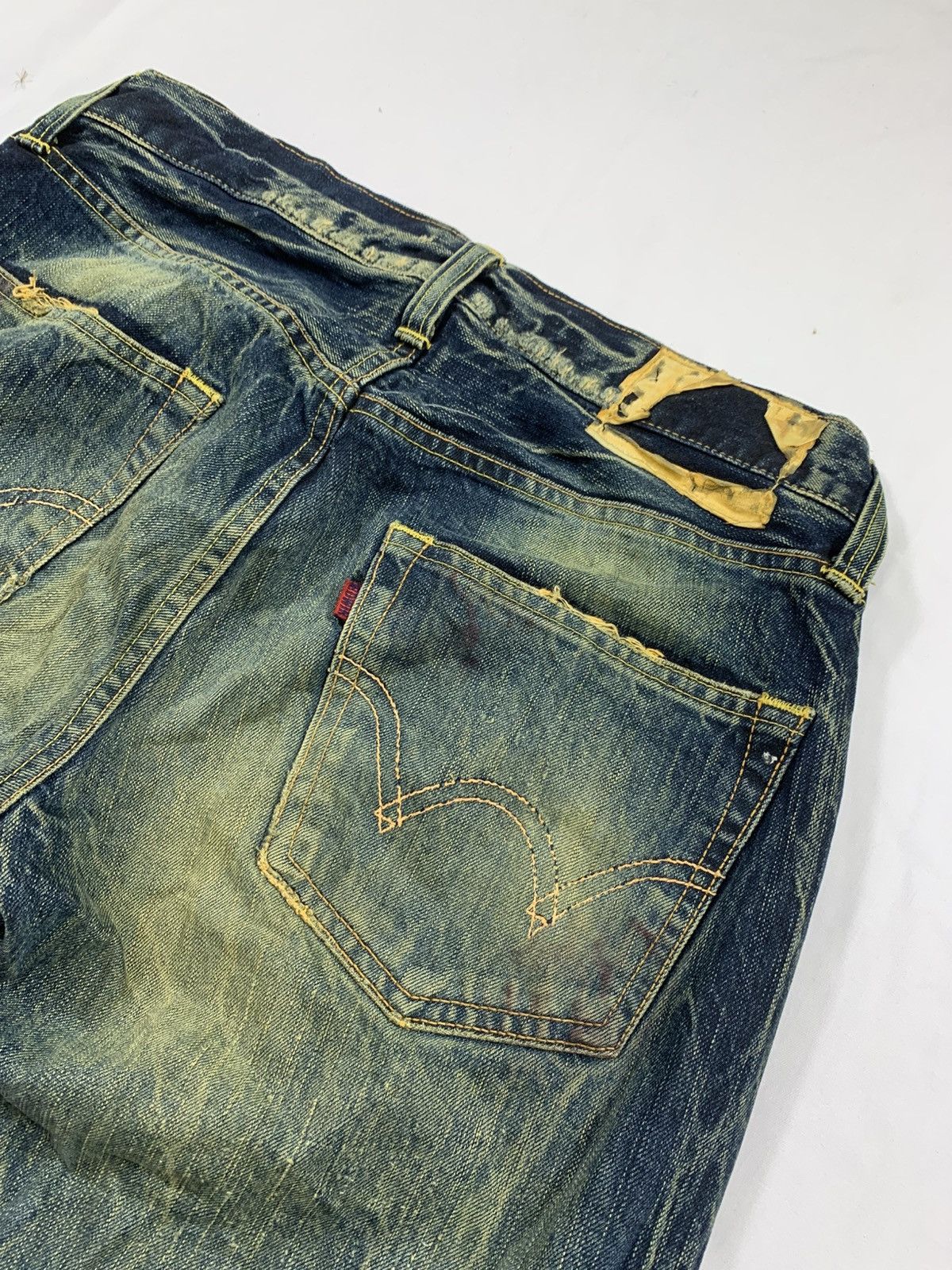 If Six Was Nine Sicks gothic jeans pant denim archives Skull Distressed Size US 31 - 4 Thumbnail