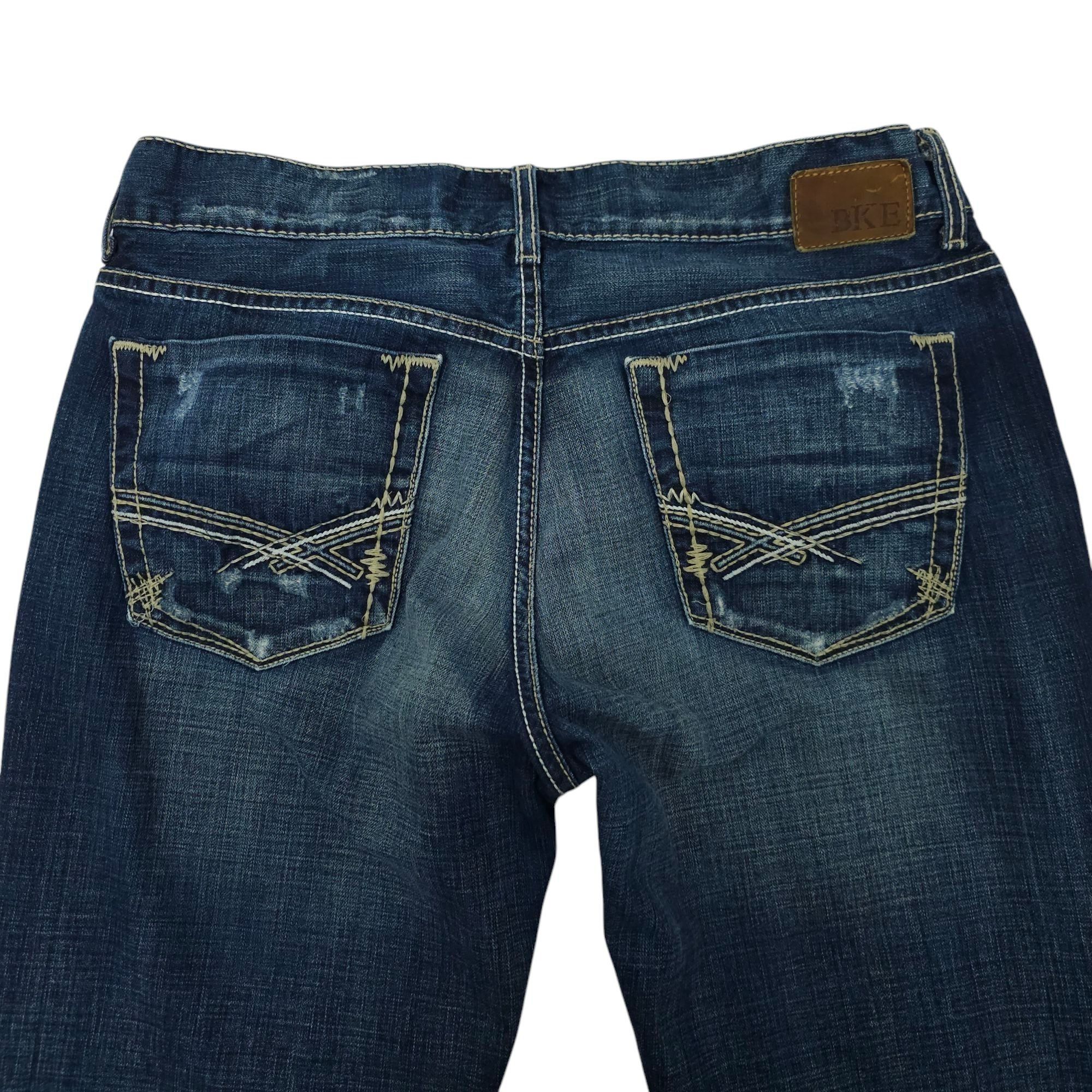 BKE BKE Justin Button Fly Jeans Mens Size 38x32.5" Distressed Size US 38 / EU 54 - 11 Thumbnail