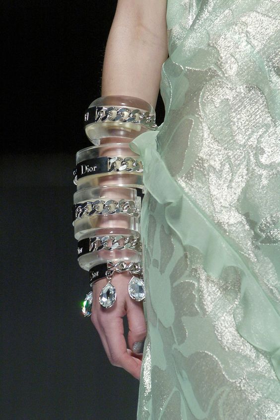 Dior Dior 2004 John Galliano Cuban Link Stash Spot Bracelet Size ONE SIZE - 5 Thumbnail