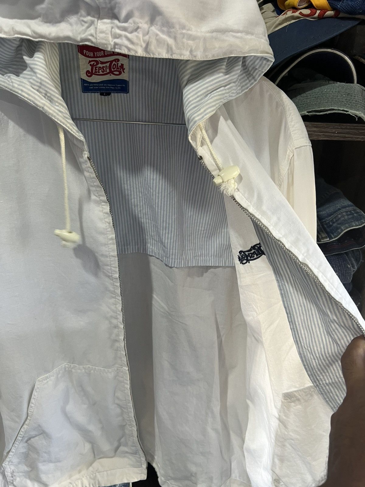 Pepsi 🔥Vintage Pepsi Cola Zipper Jacket Size US XL / EU 56 / 4 - 11 Thumbnail